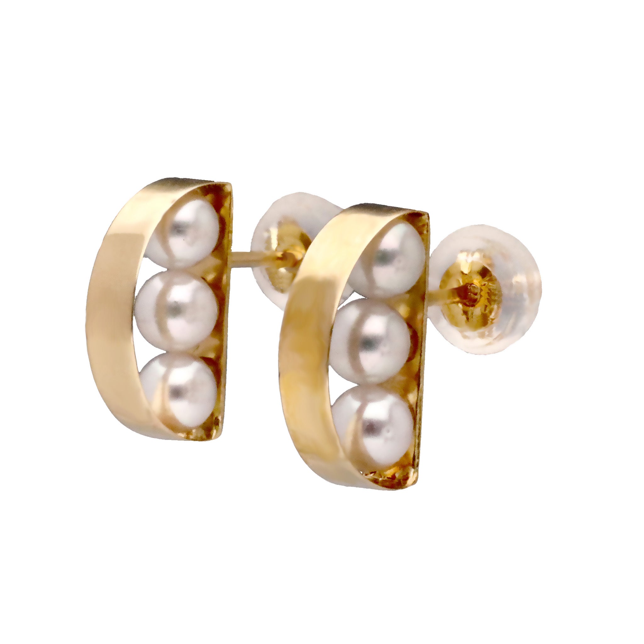 パール K18ピアス(アコヤ真珠/3.5mm/6月誕生石)《25A01903》