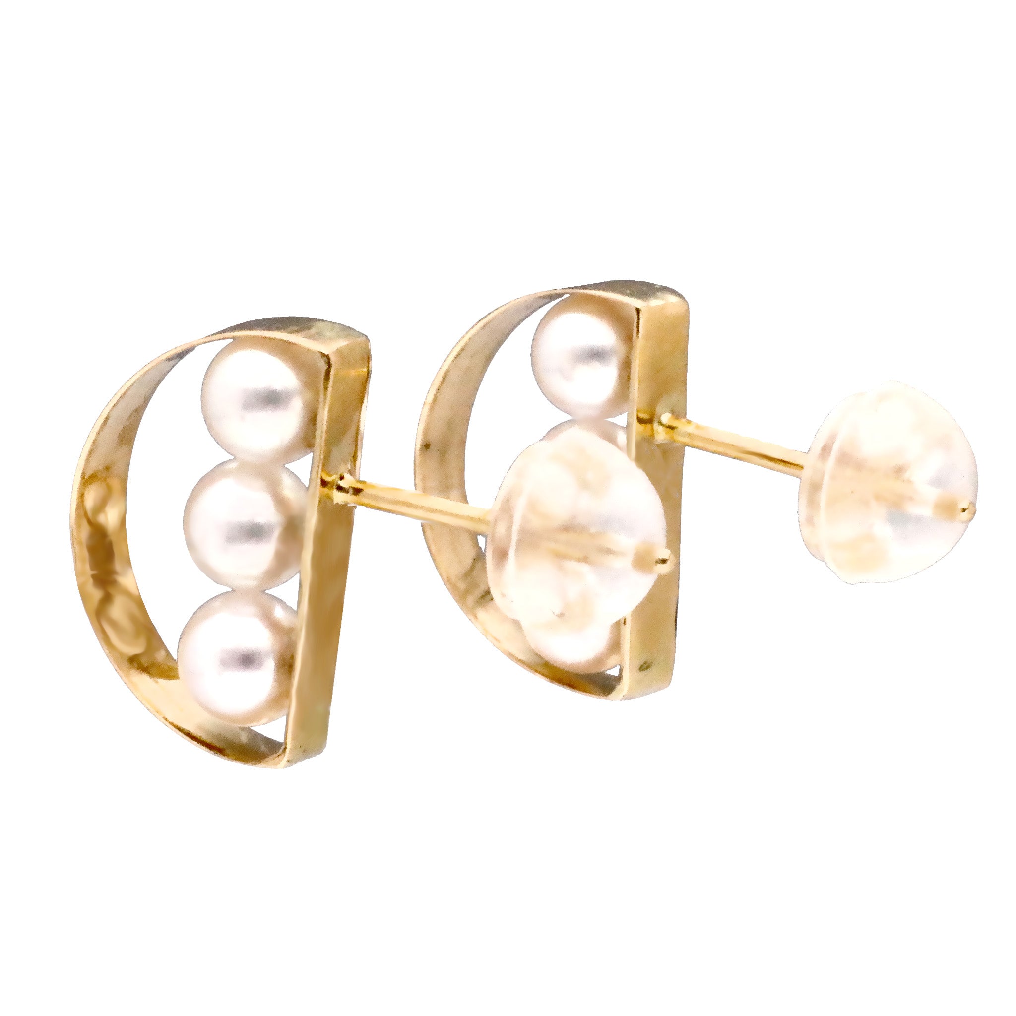 パール K18ピアス(アコヤ真珠/3.5mm/6月誕生石)《25A01903》