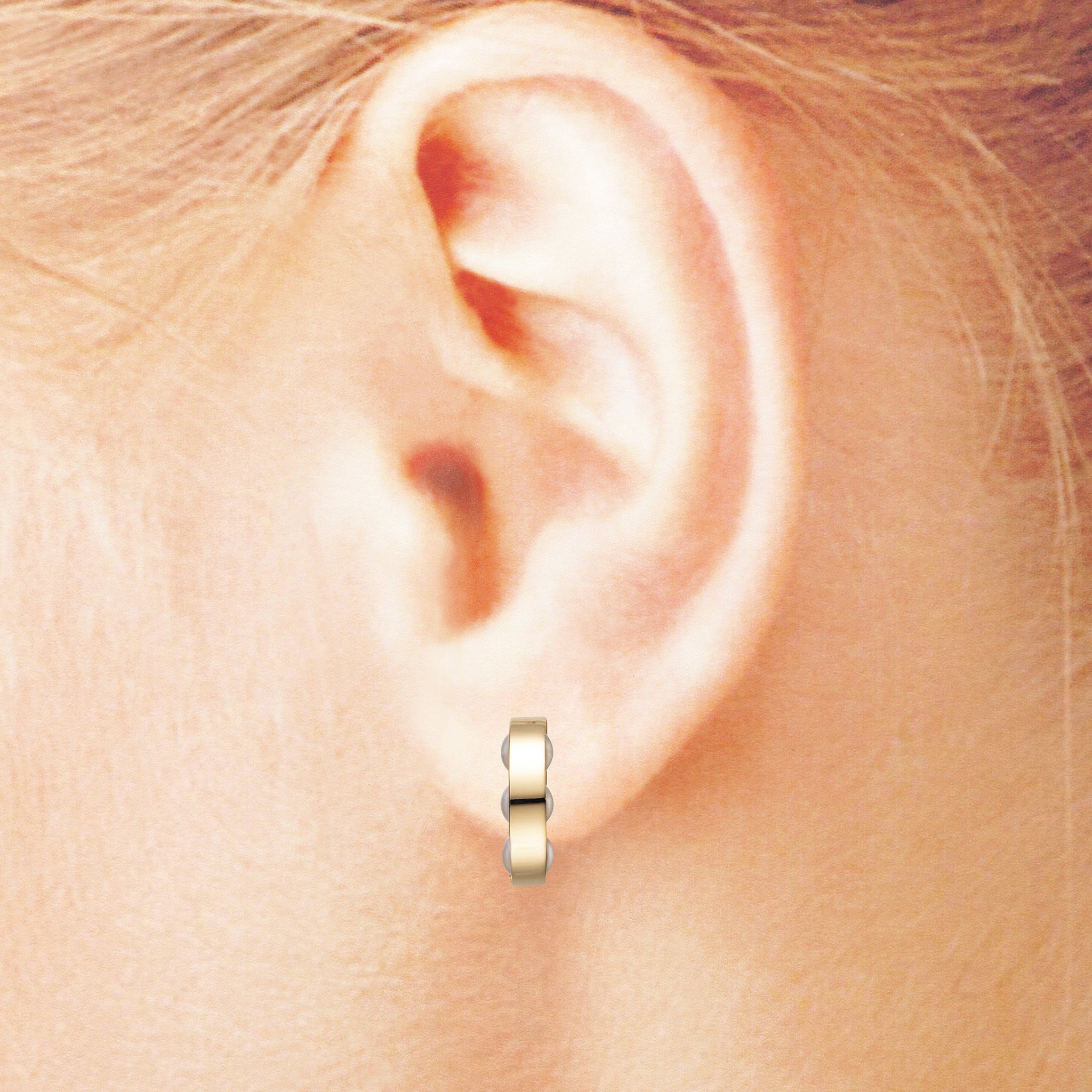 パール K18ピアス(アコヤ真珠/3.5mm/6月誕生石)《25A01903》