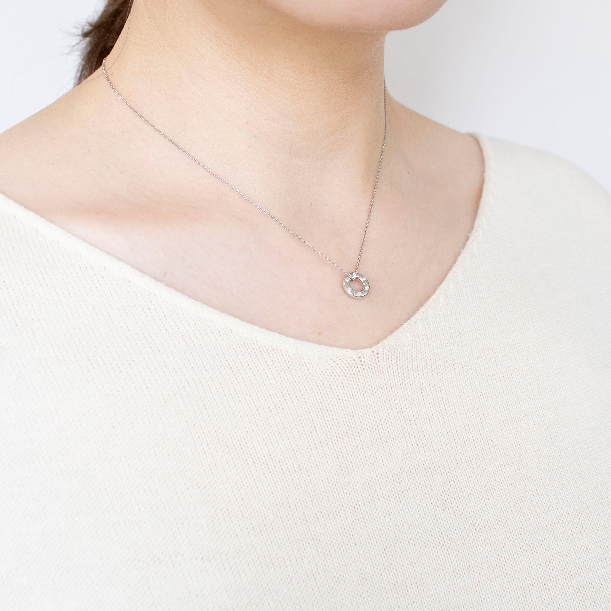 みらいままです☆ ダイヤモンドネックレス プラチナ ステーション プラチナダイヤモンドネックレス(RPN808-002)|TSUTSUMI