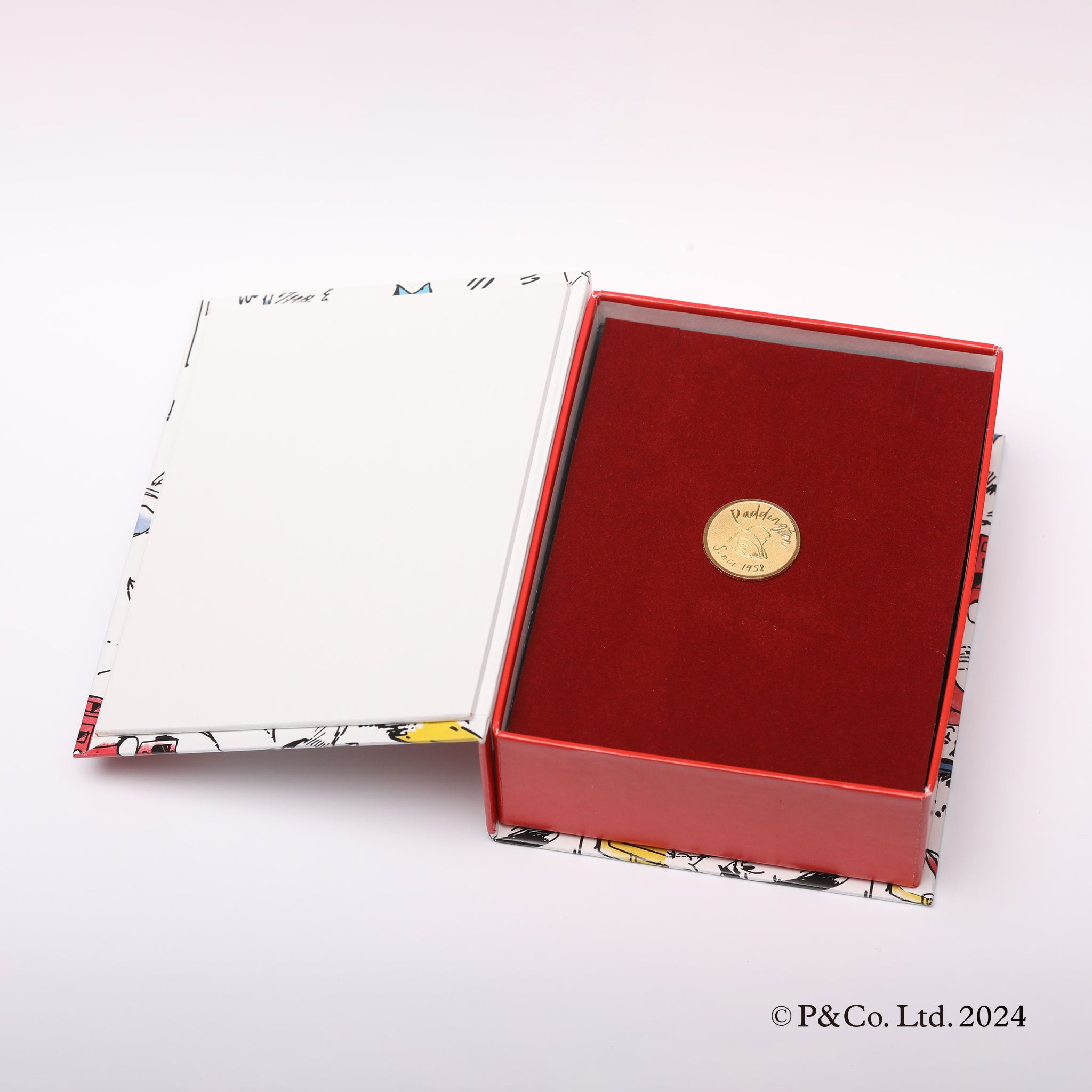 K24金製品(純金/パディントン/メダル/5g/造幣局品位刻印付)《25C10112》