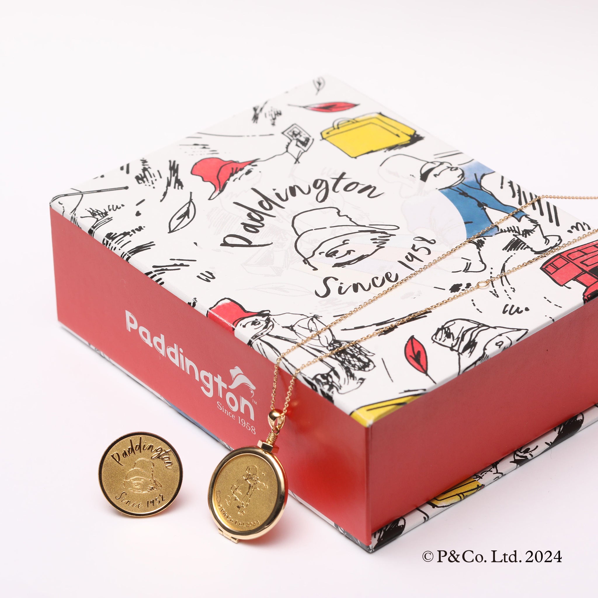 K24金製品(純金/パディントン/メダル/5g/造幣局品位刻印付)《25C10112》