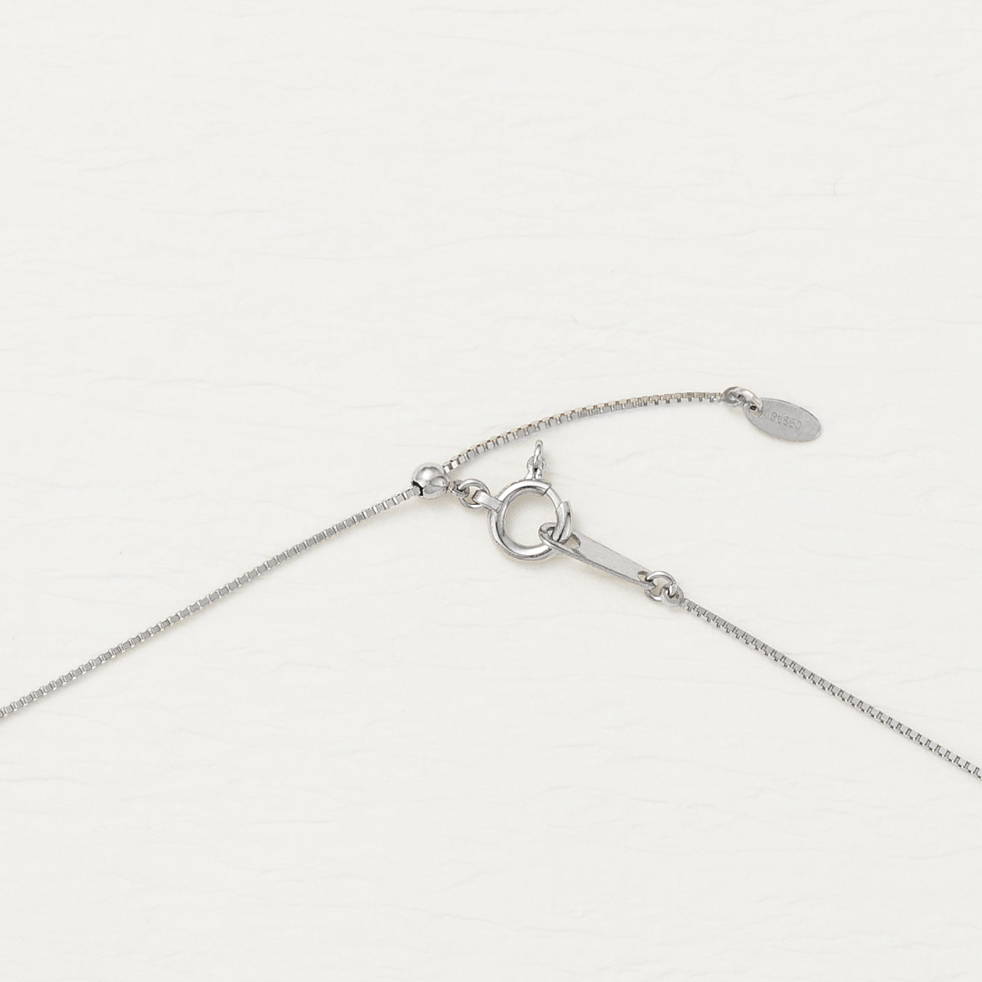プラチナネックレス(ベネチアン/幅0.5mm/70cm/フリー