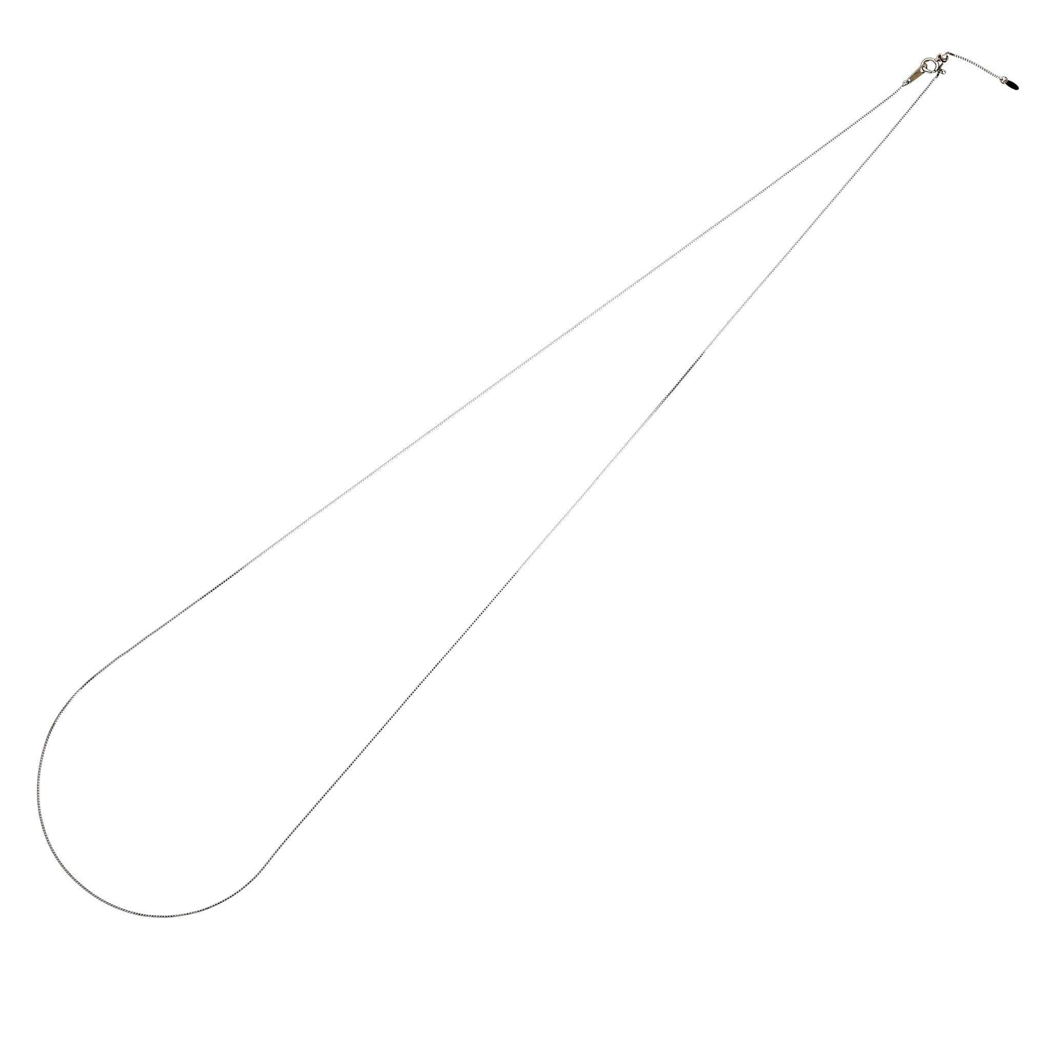 プラチナネックレス(ベネチアン/幅0.5mm/70cm/フリー