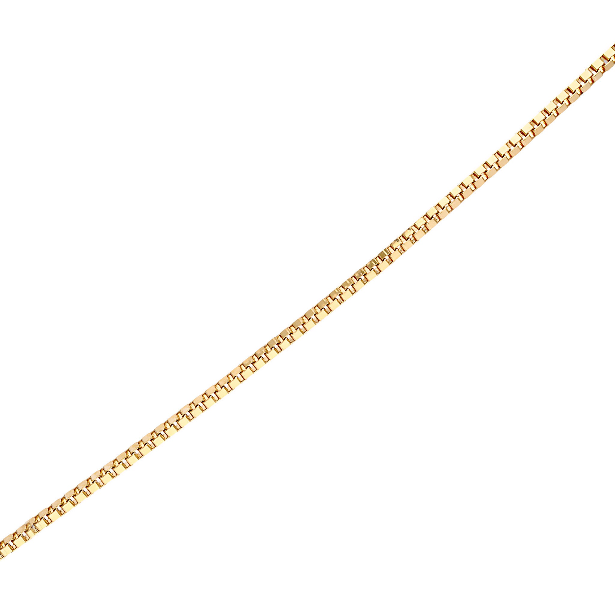 K18ネックレス(ベネチアン/幅0.5mm/70cm/フリーアジャスター/「楽わ」付き)《25C20121》