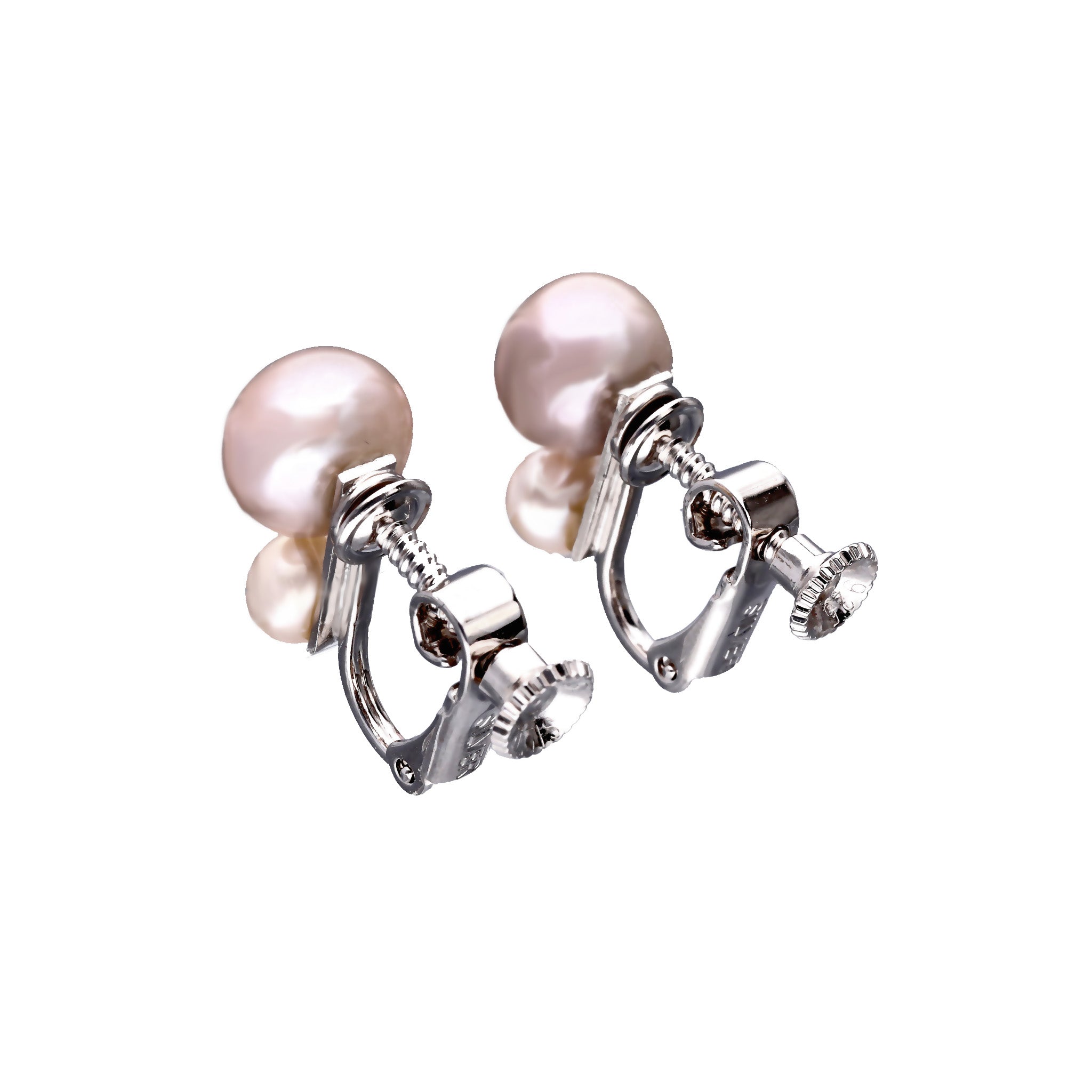 日本未入荷【関税込み】JANKY JEWELS treasure 淡水真珠ピアス パール シルバーイヤリング(淡水真珠/5mm・8mm/ピンク系/6月