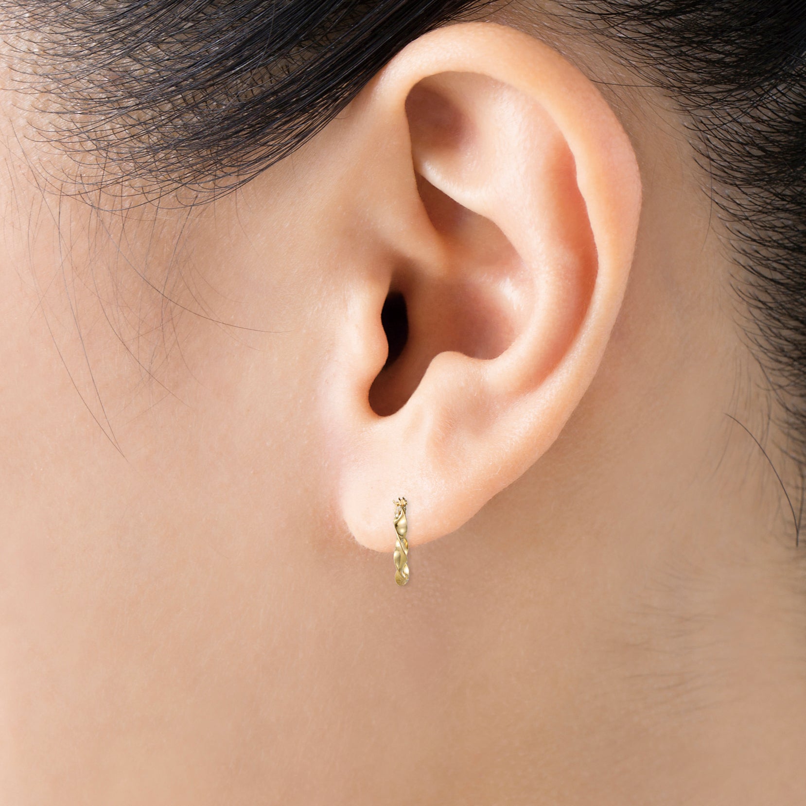 K18ピアス(フープ)《25C40115》