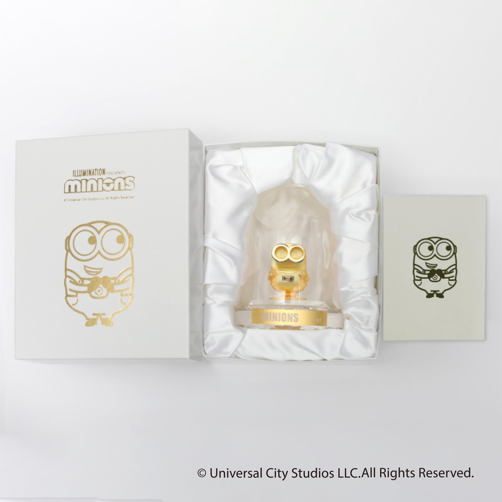 K24金製品(純金/minions/ミニオンズ/Bob/フィギア/14g/造幣局品位刻印付)《25C50105》