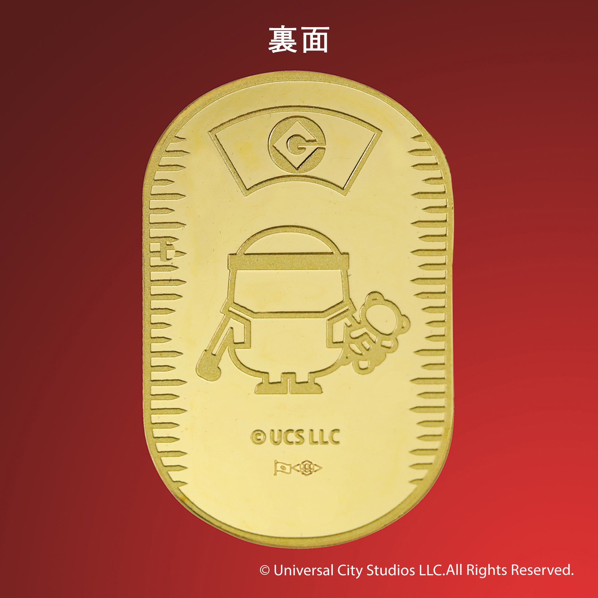 K24小判(純金/10g/minions/ミニオンズ/Bob&Tim/造幣局品位刻印付