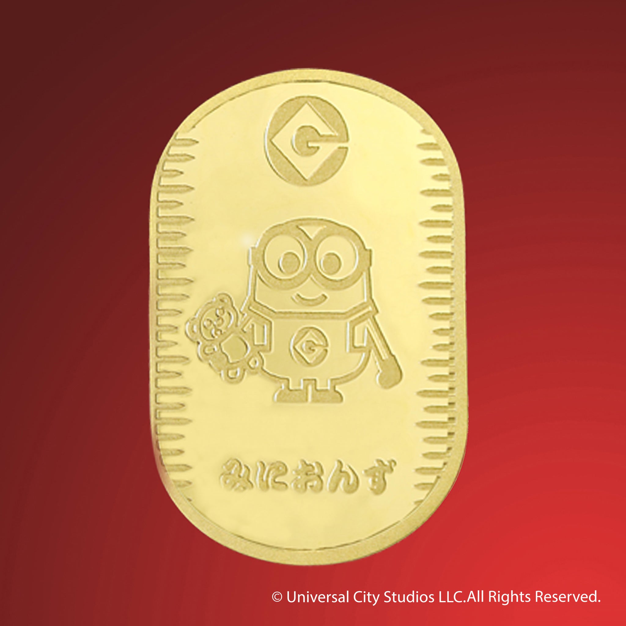 K24小判(純金/10g/minions/ミニオンズ/Bob&Tim/造幣局品位刻印付)《25C50106》