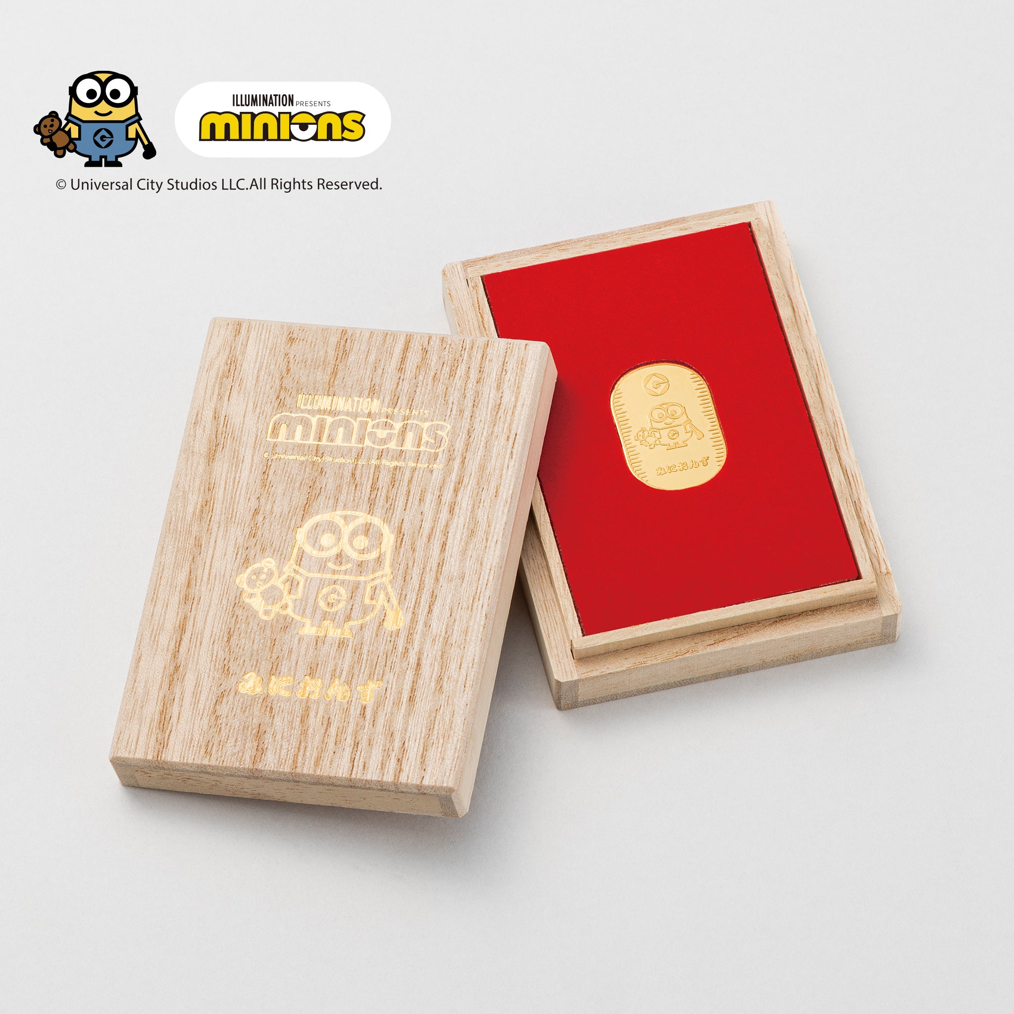 K24小判(純金/10g/minions/ミニオンズ/Bob&Tim/造幣局品位刻印付)《25C50106》
