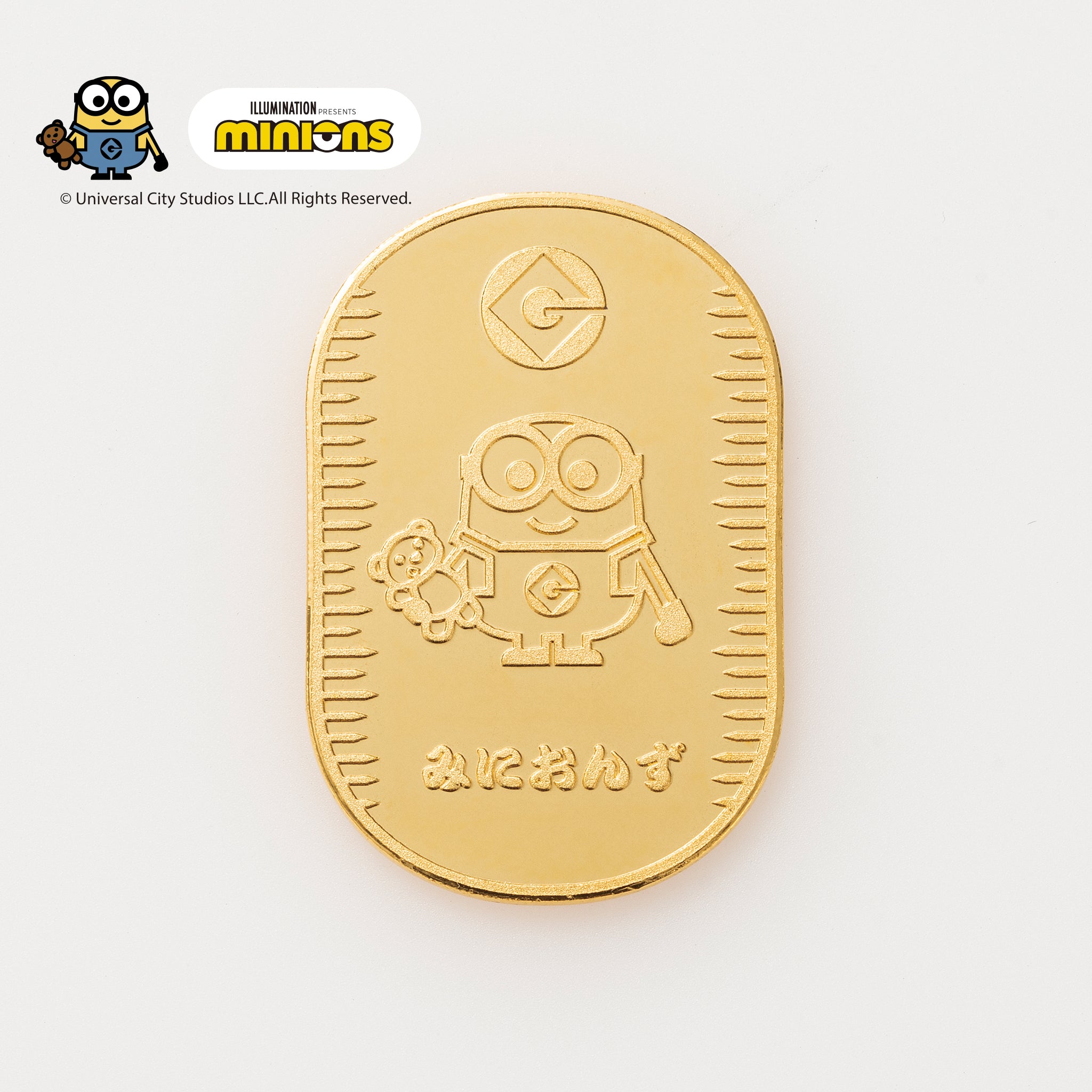 K24小判(純金/10g/minions/ミニオンズ/Bob&Tim/造幣局品位刻印付)《25C50106》