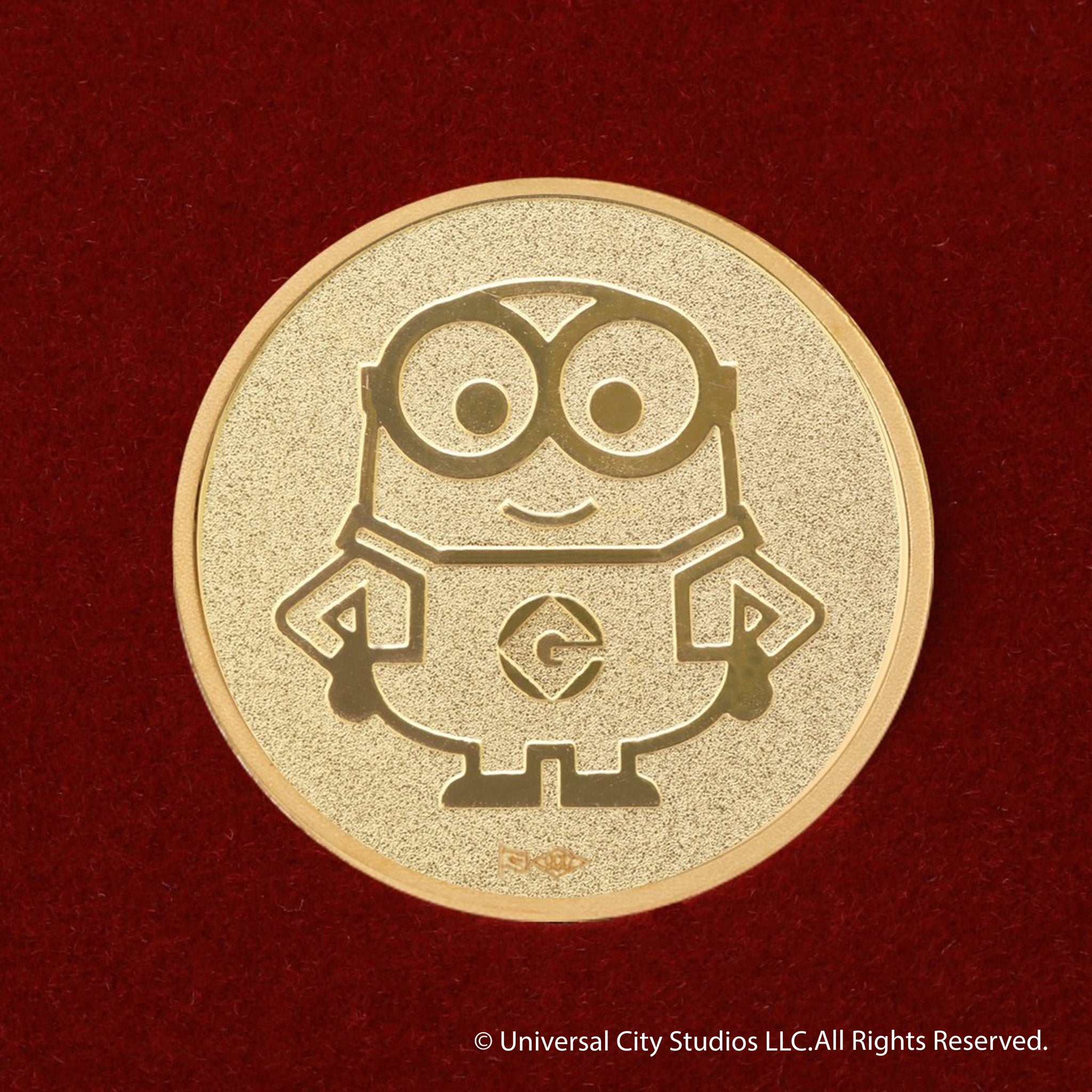 K24金製品(純金/minions/ミニオンズ/メダル/5g)《25C50107》