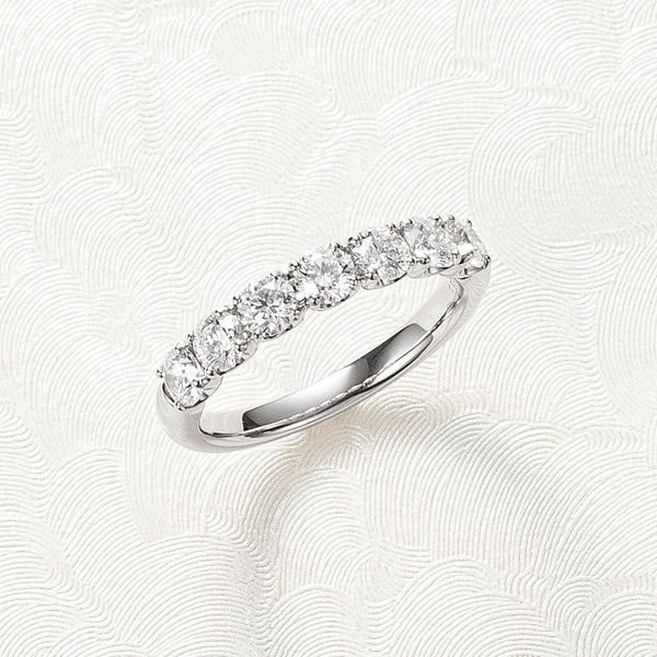 ダイヤモンド プラチナリング(計1.0カラット/Dカラー/VS2/EX/ハーフ