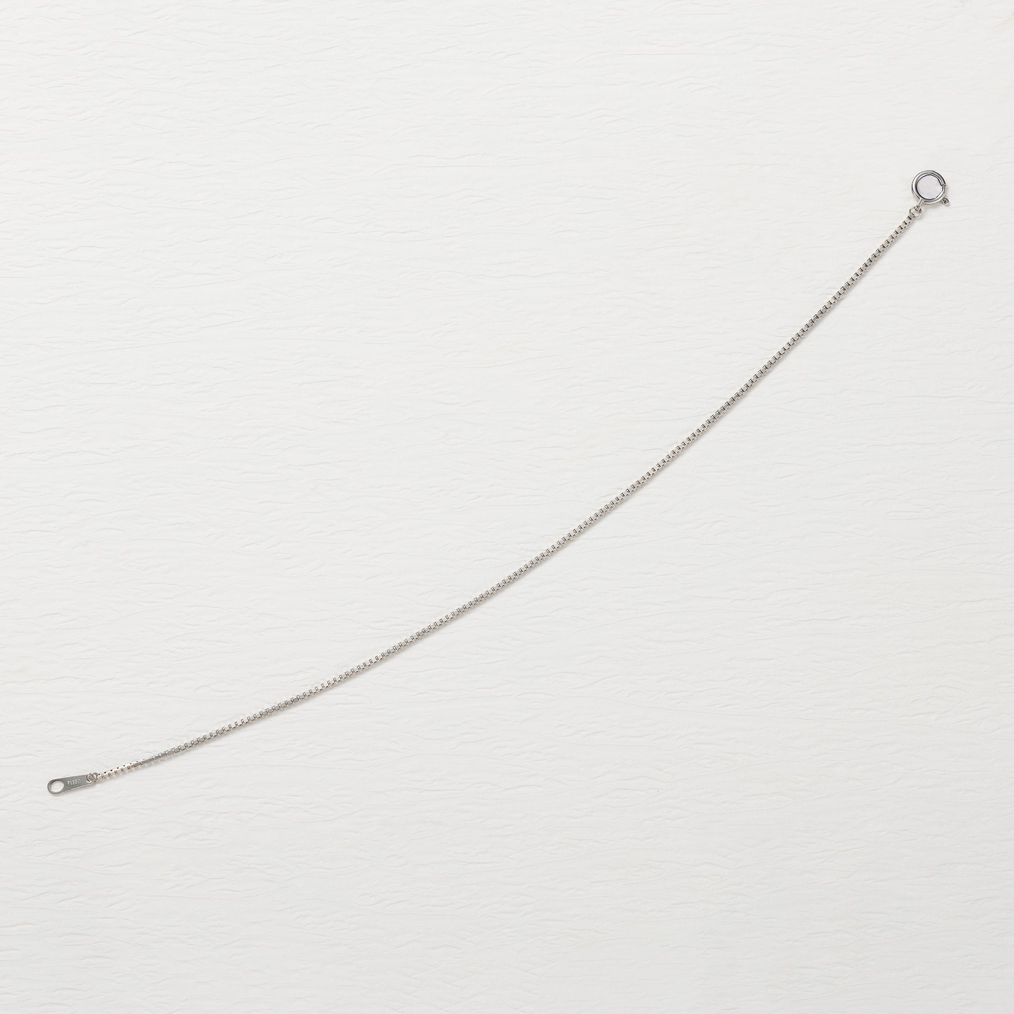 プラチナブレスレット(ベネチアンチェーン/18cm)《25C70133》