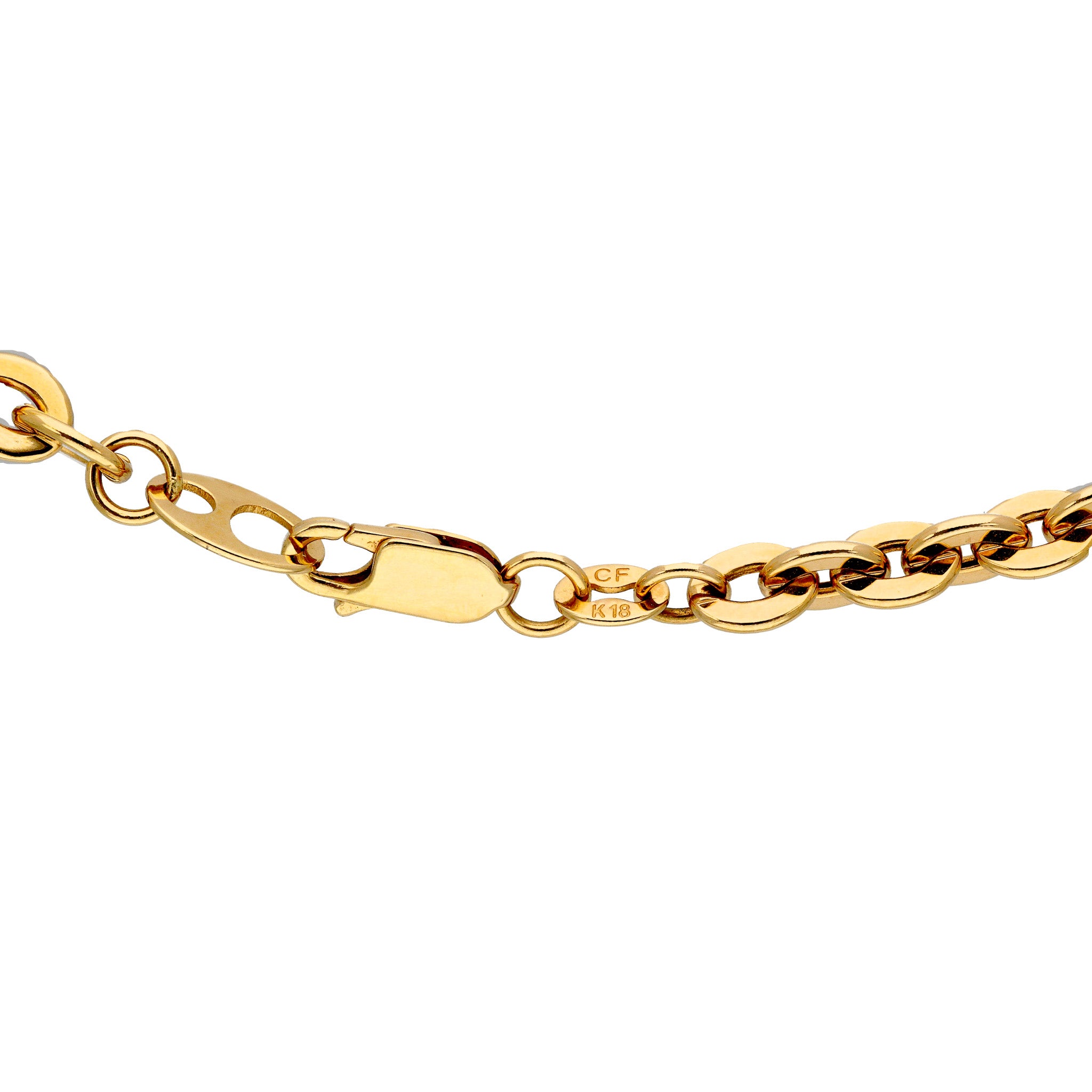 【限定1点】K18ネックレス(ロング/70cm)《25C80105》