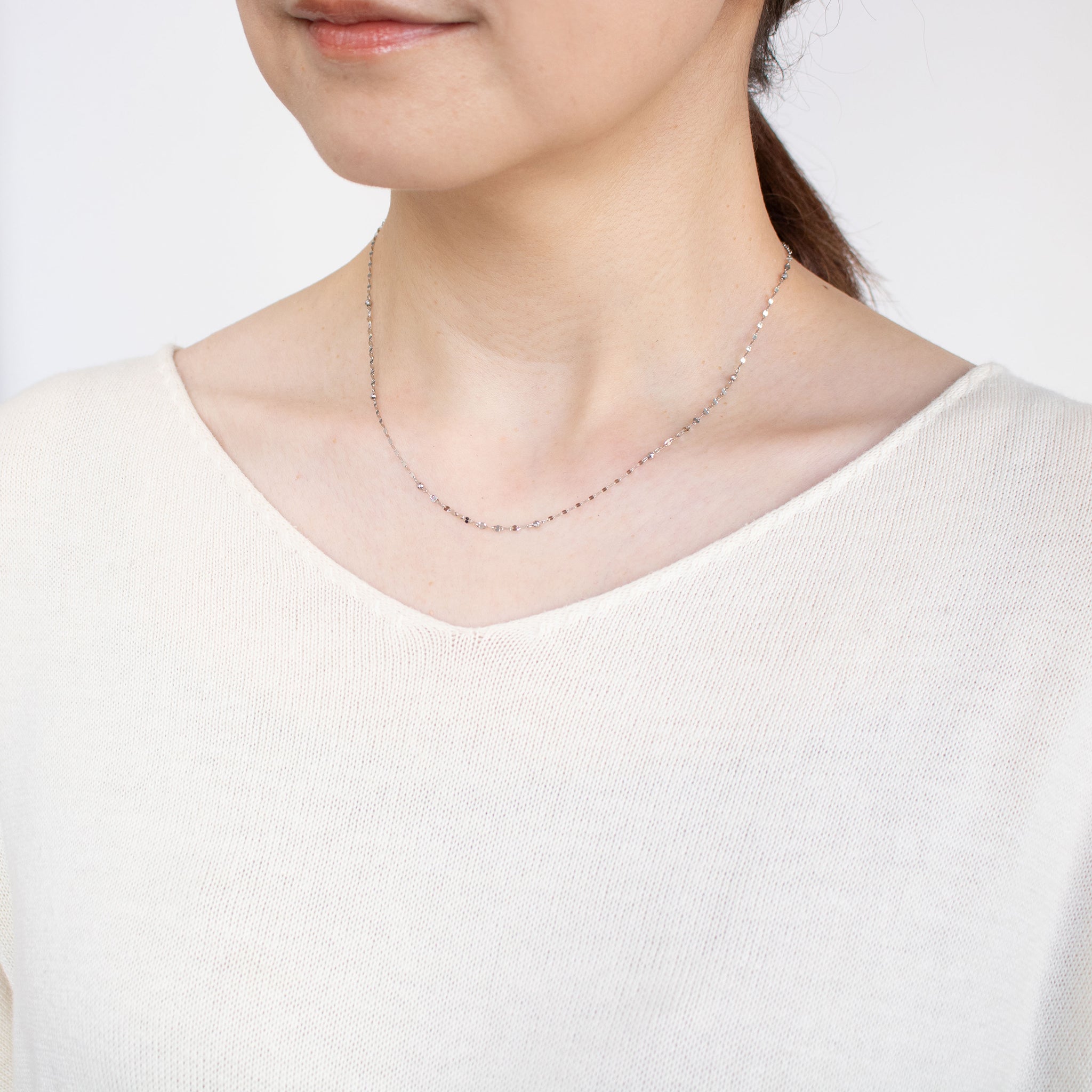 【限定7点】プラチナネックレス《25C80107》