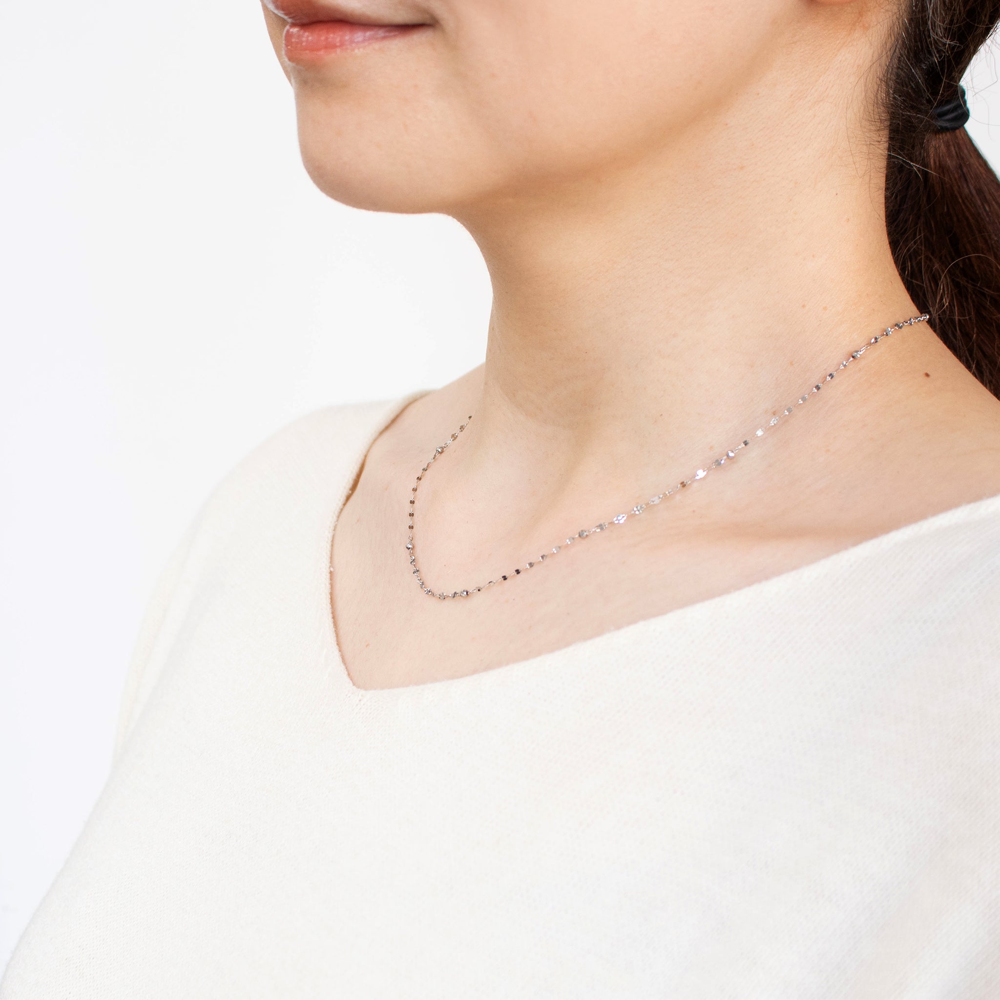 【限定7点】プラチナネックレス《25C80107》