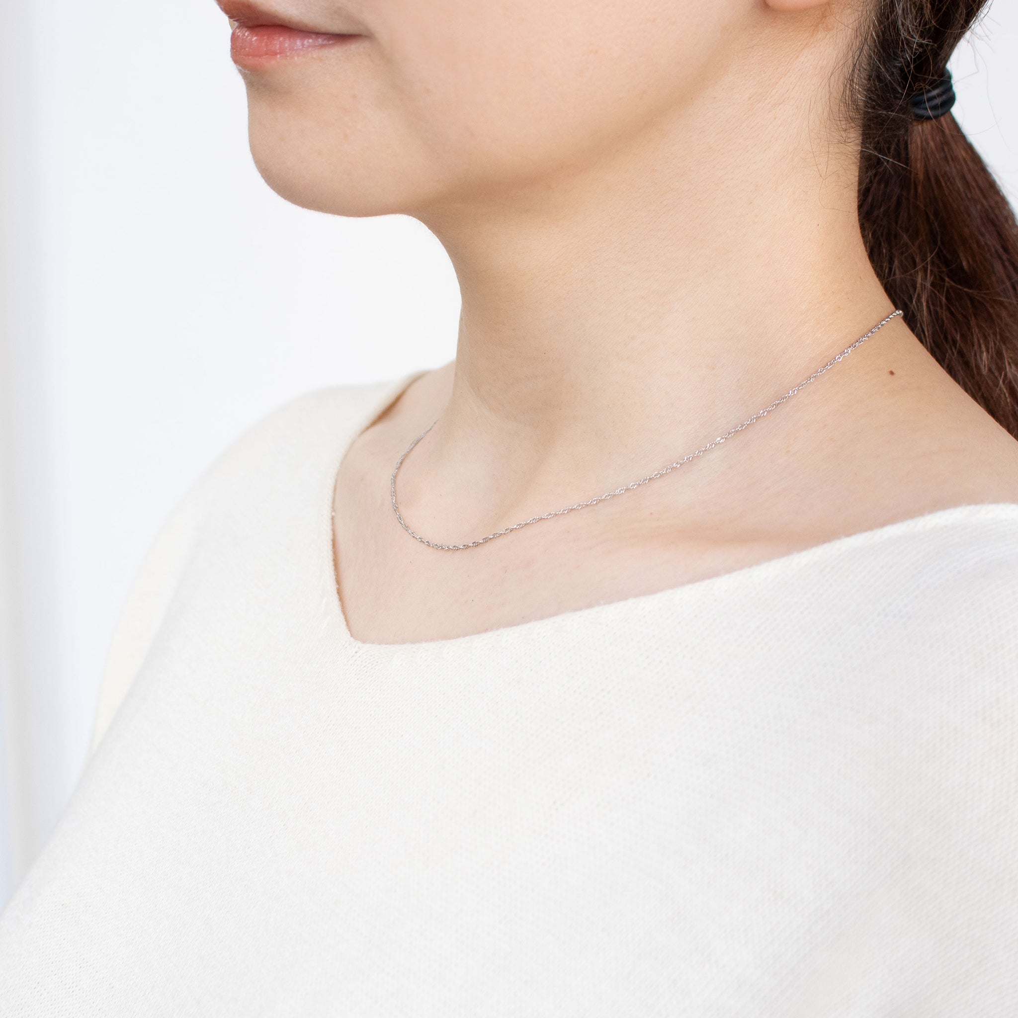 【限定8点】PT999ネックレス(純プラチナ)《25C80108》