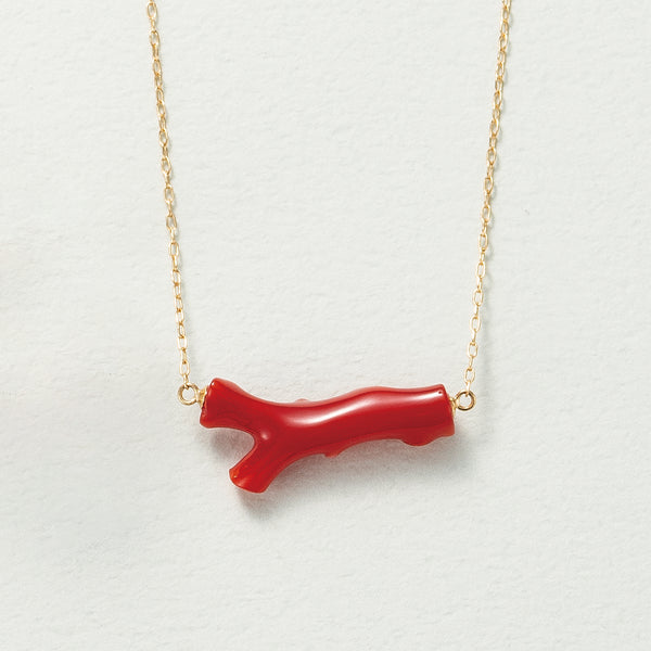 珊瑚(さんご) K18ネックレス(3月誕生石)《25C80118》 | 京セラ