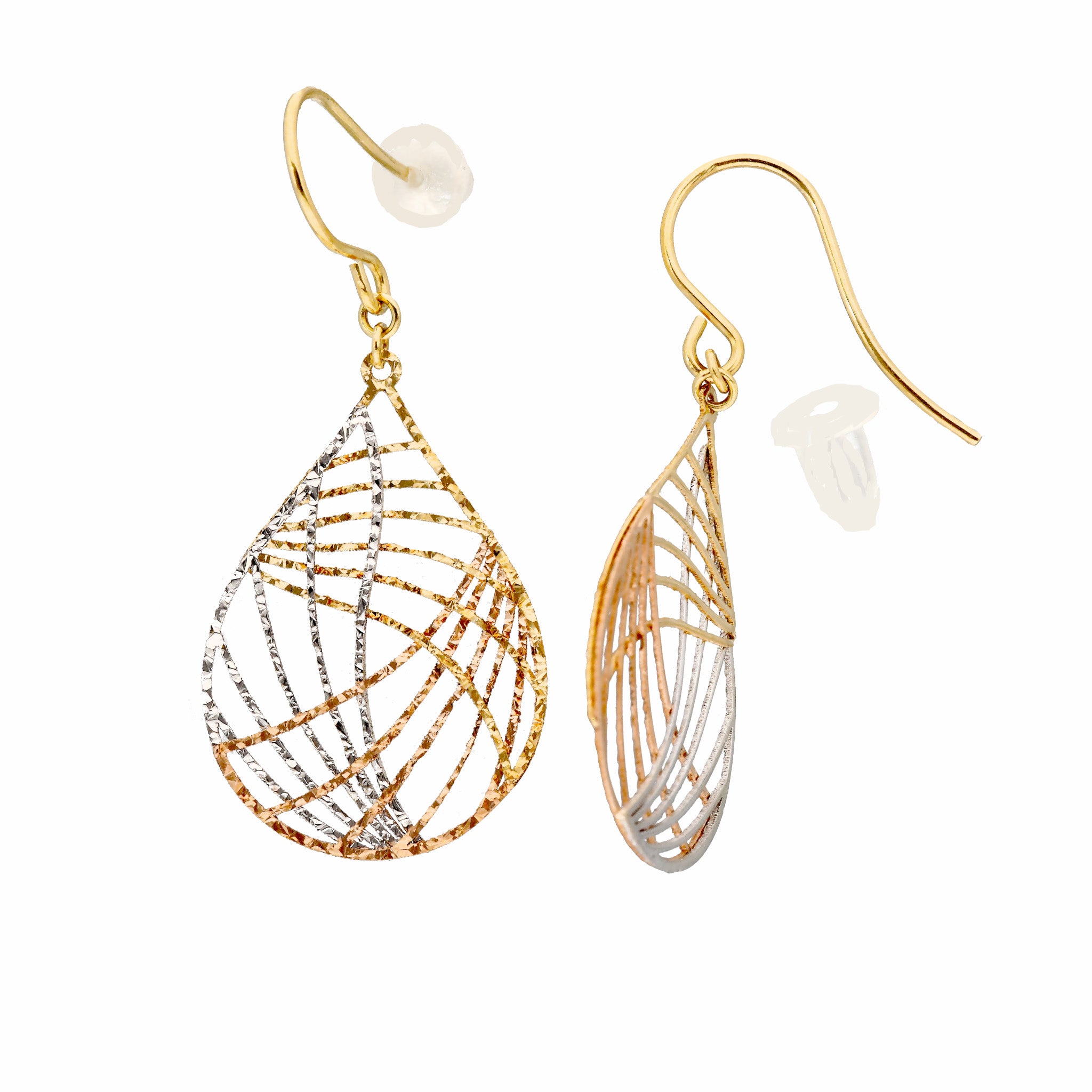 K18ピアス(スリーカラー)《25C80119》