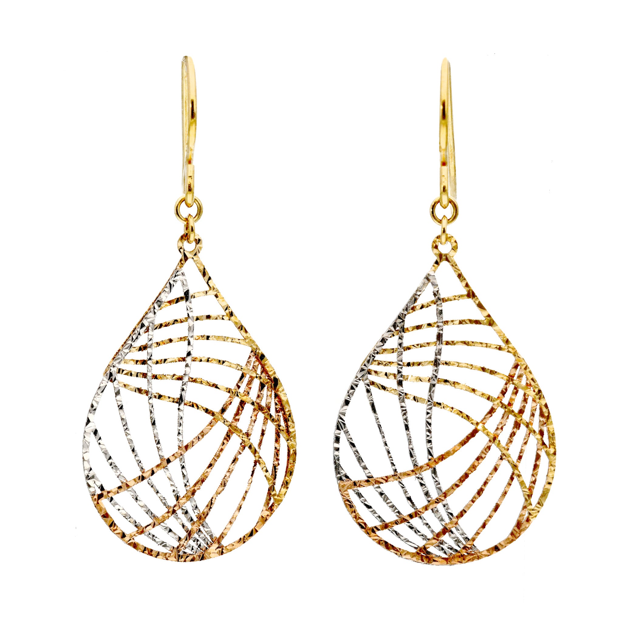 K18ピアス(スリーカラー)《25C80119》