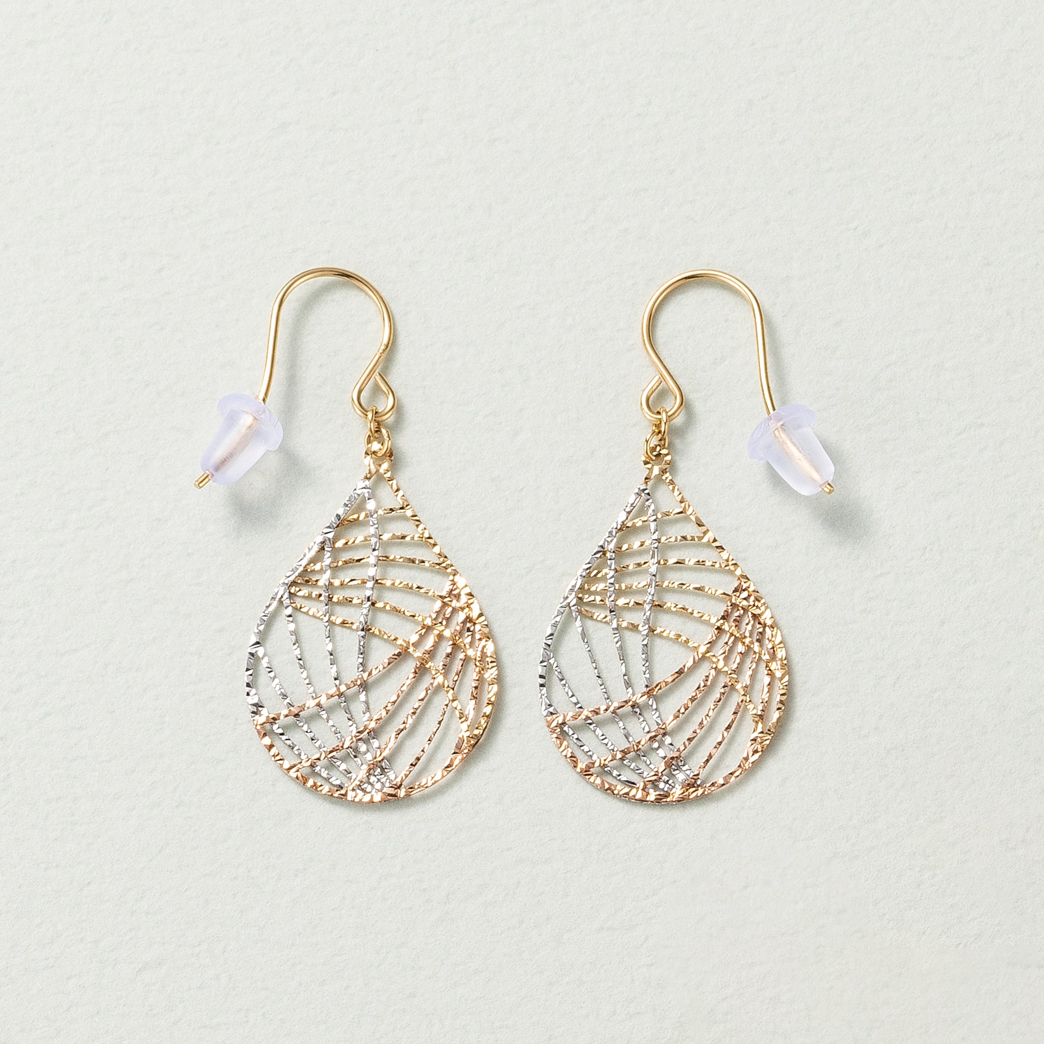 K18ピアス(スリーカラー)《25C80119》