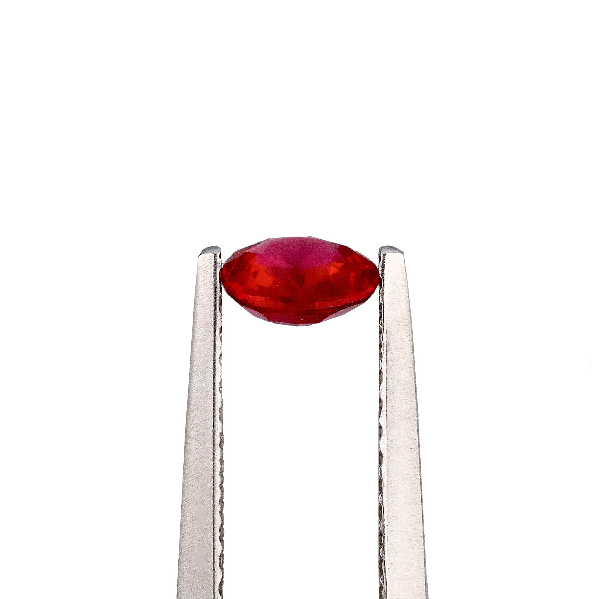 【限定1点】ルビー ルース(0.52ct/ノーヒート/非加熱/ピジョンブラッド/ラウンド/7月誕生石/鑑別書付)《25C80128》