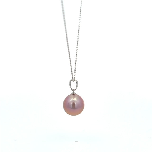 ネパールの銅鑼 FT-10R , FEATHER PENDANT (18K GOLD ACCENT) , SMALL , RIGHT