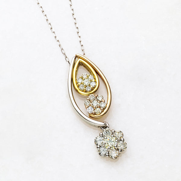 ミルフローラ ネックレス プラチナ ダイヤモンド プラチナ ダイヤモンド ネックレス – Milluflora | ミルフローラ