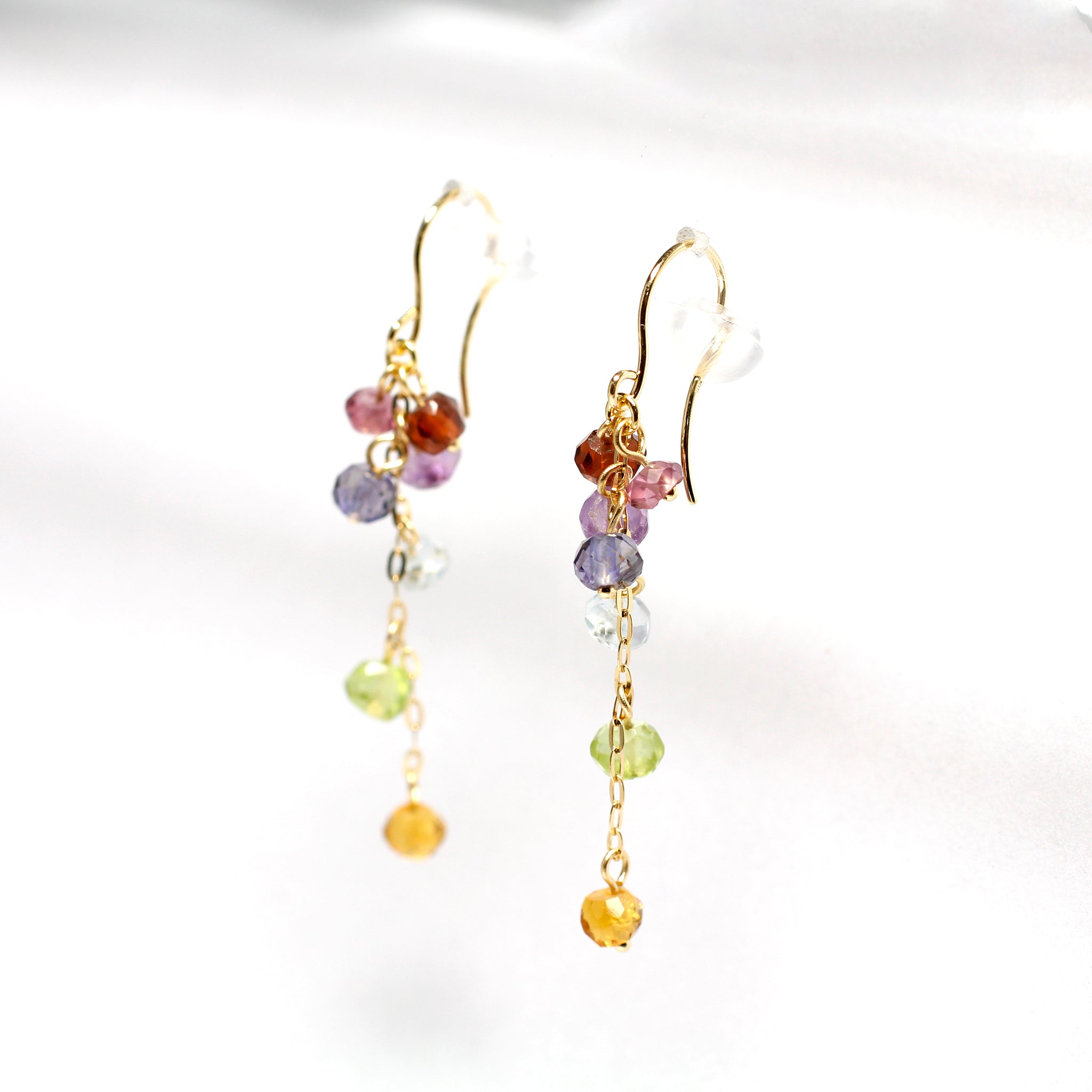 マルチカラー K18ピアス《25H01509》