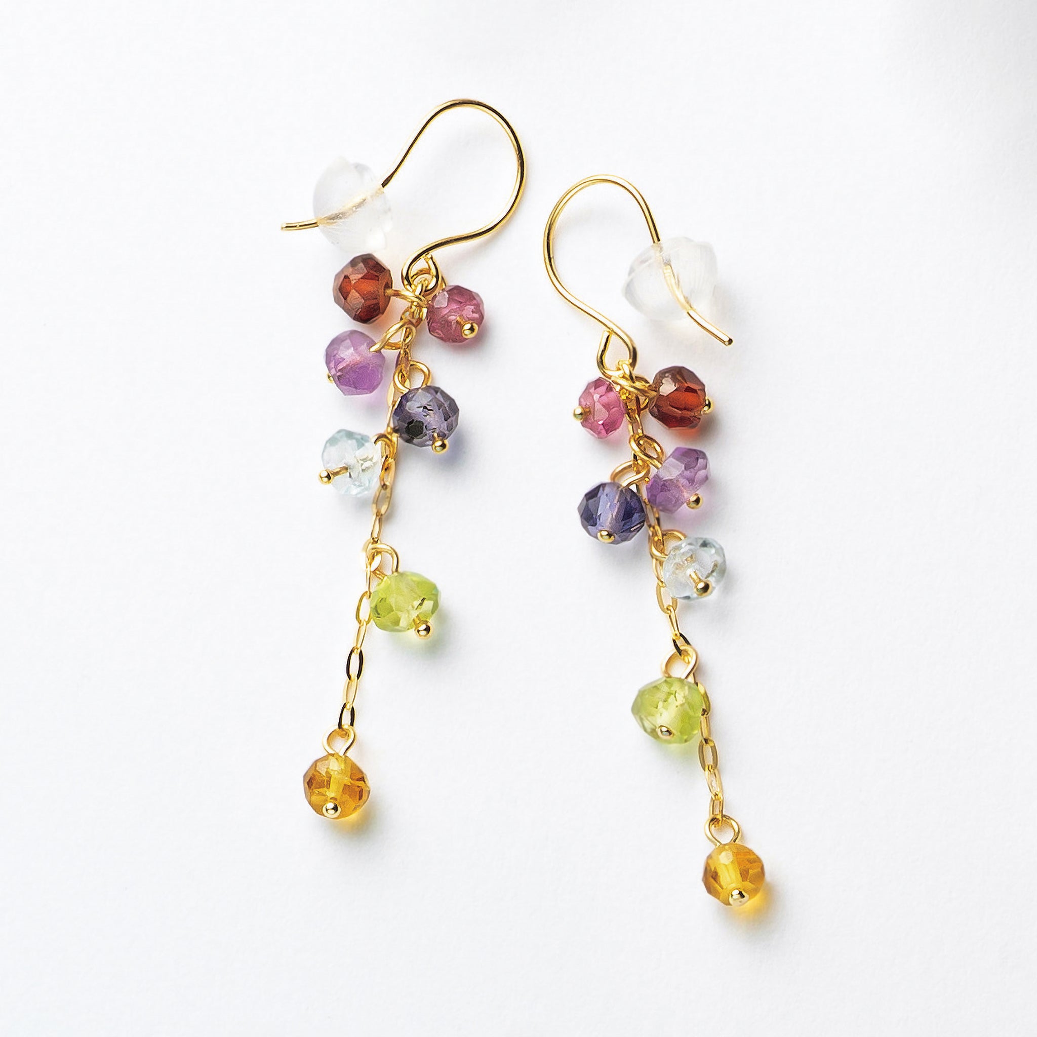 マルチカラー K18ピアス《25H01509》