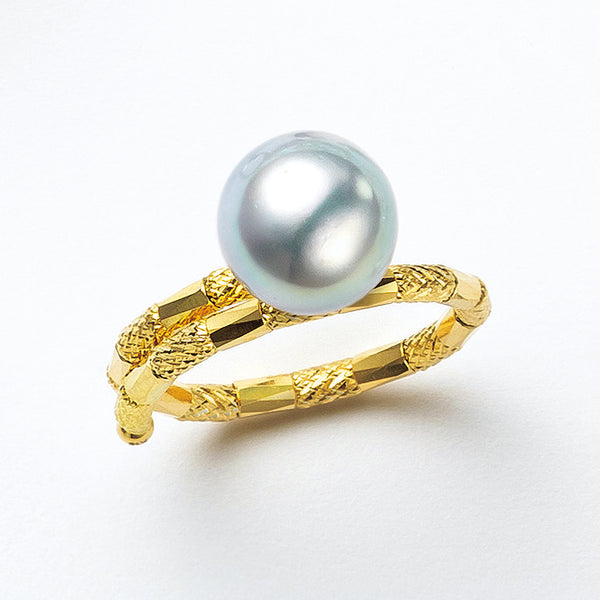 あこや真珠リングK１８ K18 アコヤ パール リング レディース アコヤ真珠 指輪 18K 18金