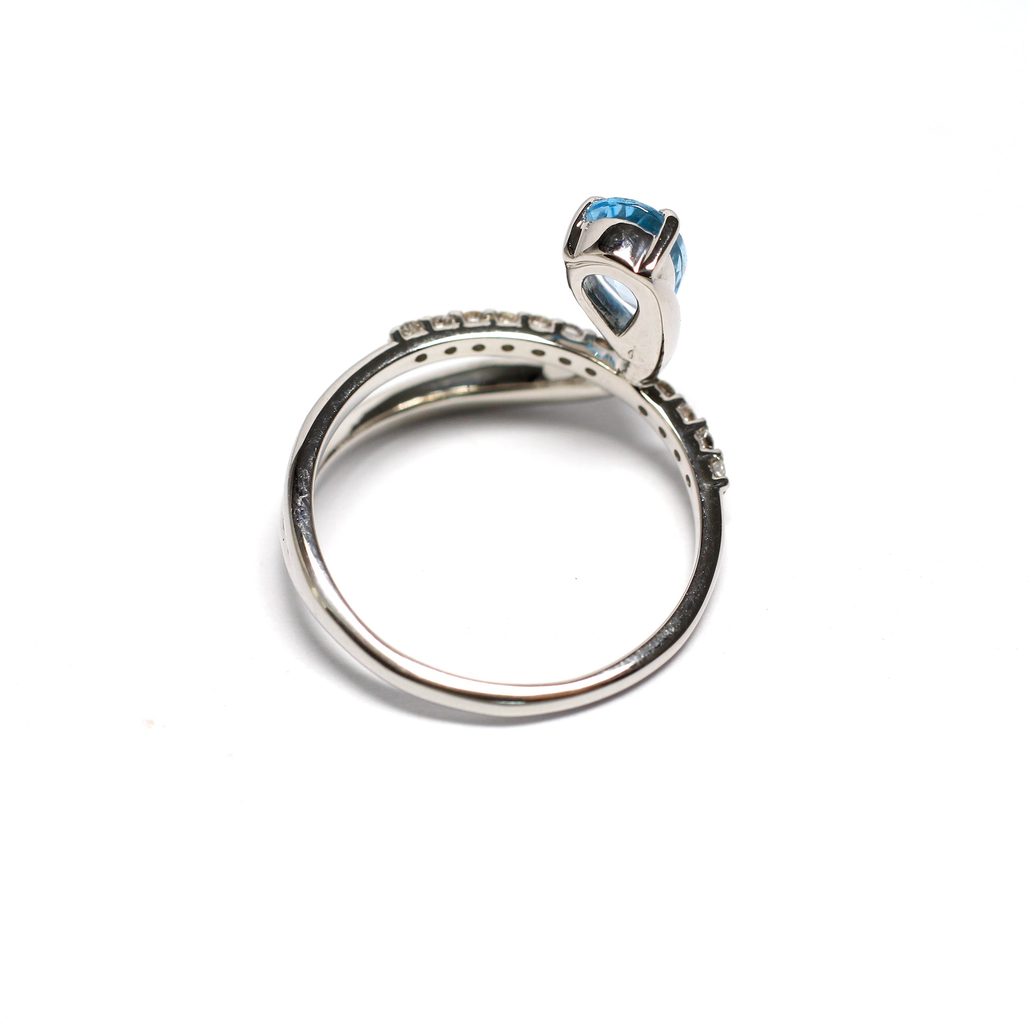 セイレーン アズーロ ダイヤ ブルーサファイア ハーフエタニティ ピンキーリング セイレーン アズーロ ダイヤ ブルーサファイア ハーフエタニティ