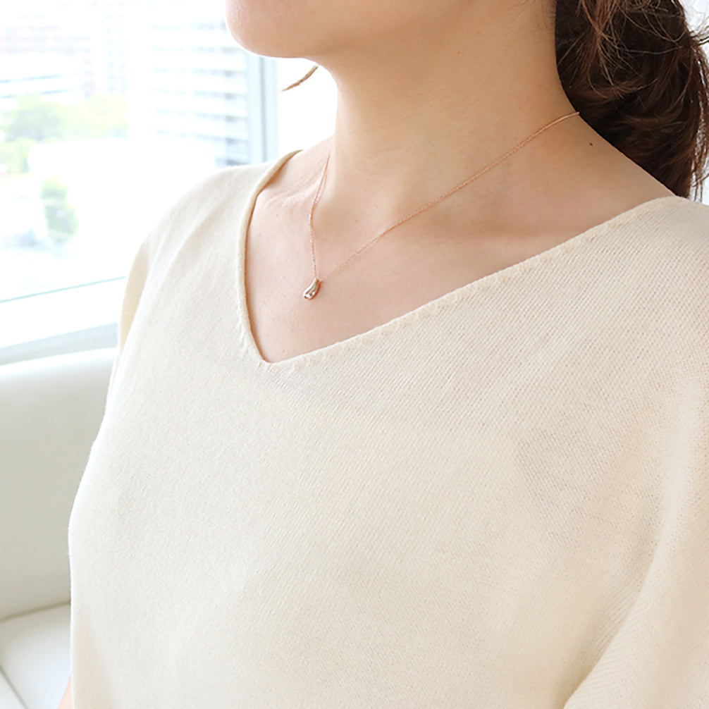 ピアスK18雫/ネックレスK18雫 ピアス k18 18k 18金ゴールド シンプル ティアドロップ 雫
