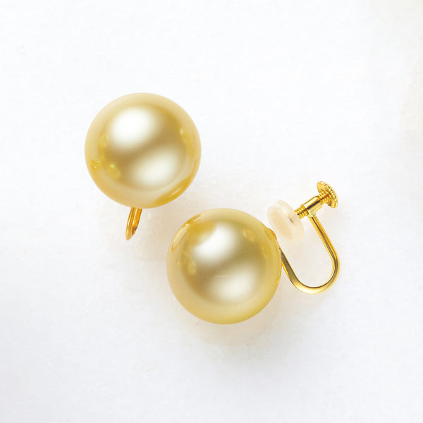 限定3点】パール K18イヤリング(白蝶真珠/13mm/ゴールド系/6月