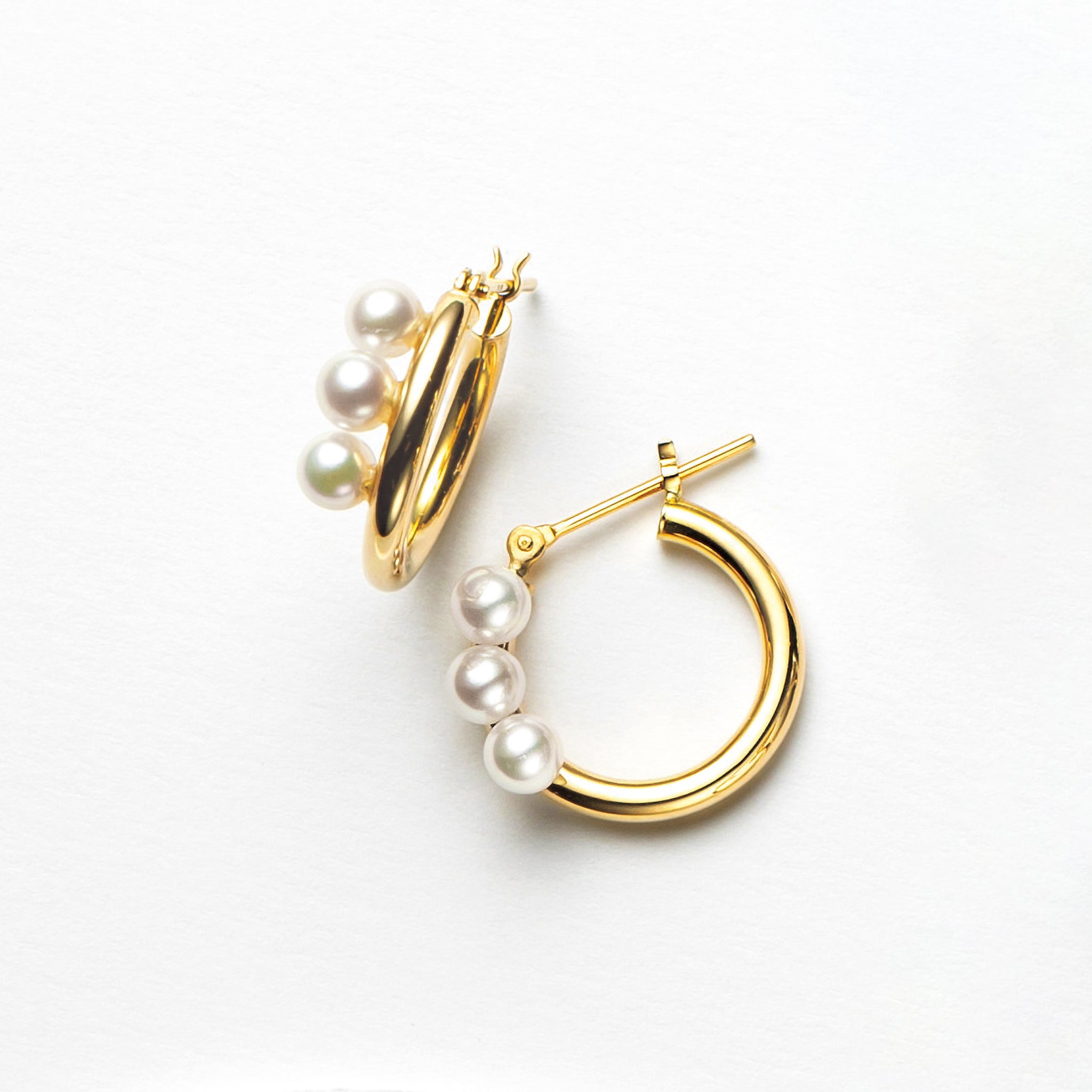 パール K18ピアス(アコヤ真珠/3.5mm/6月誕生石)《25H02206》