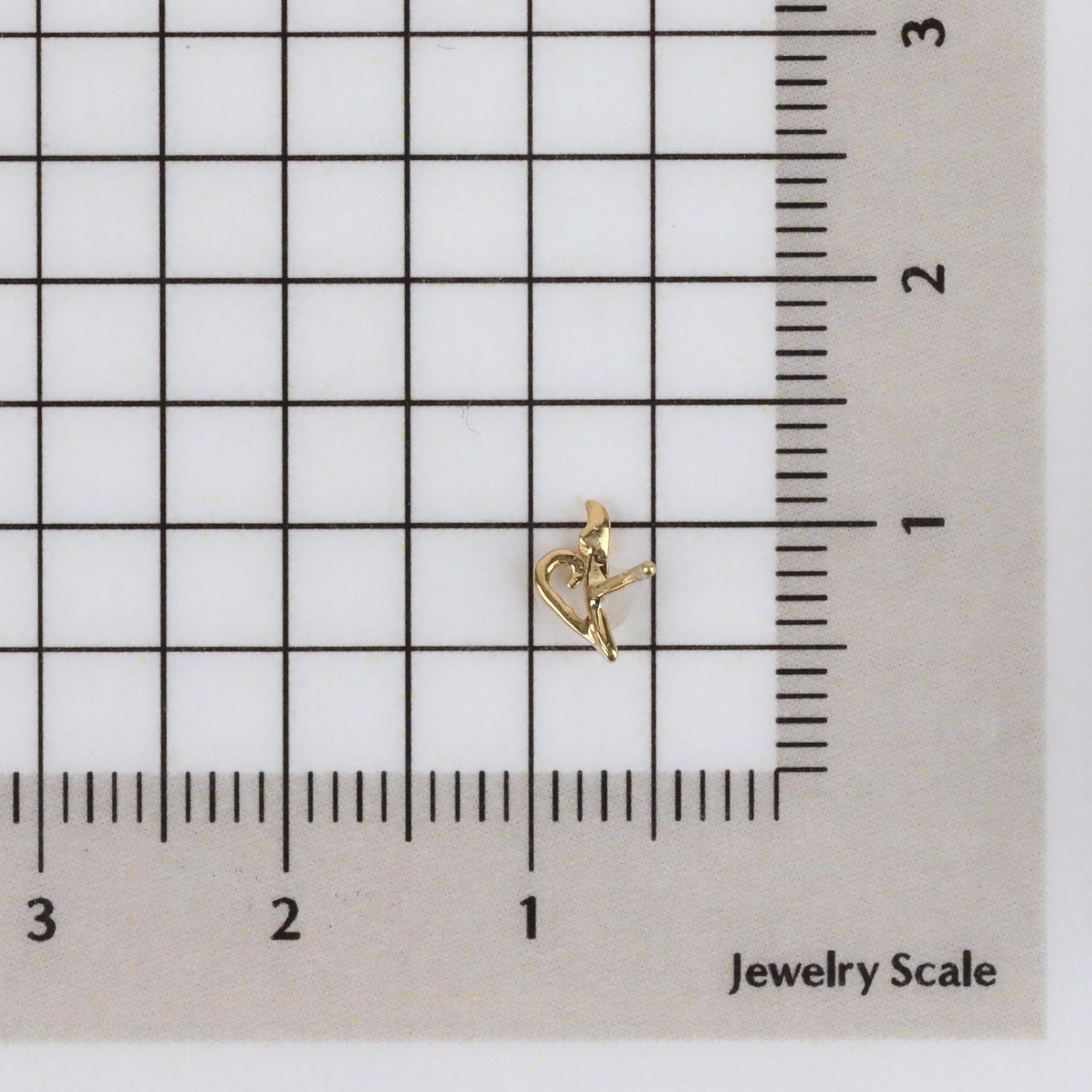 K18ピアス(イニシャル/F/片側)《25H02711-F》 | 京セラ