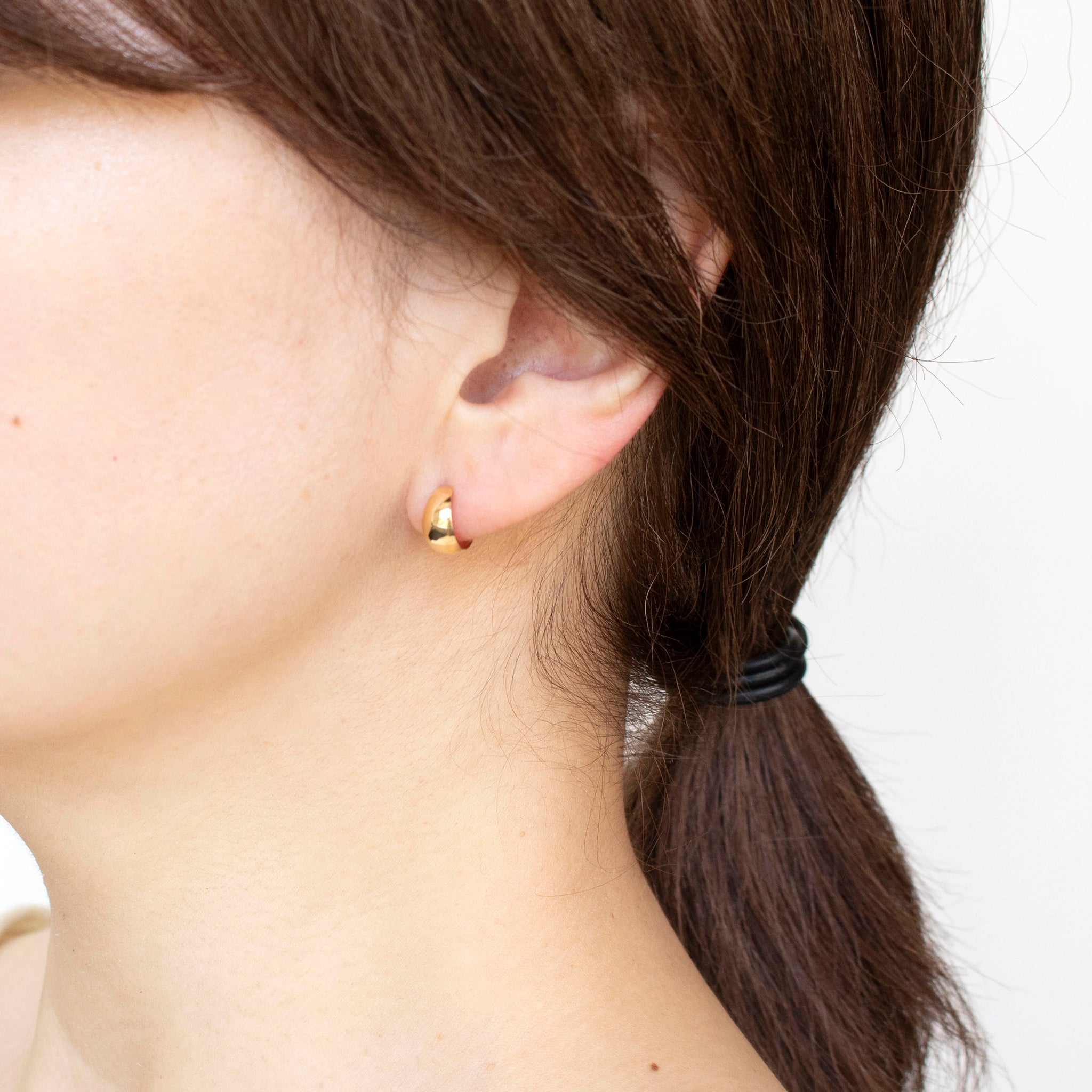 K18ピアス(フープ)《25H02809》