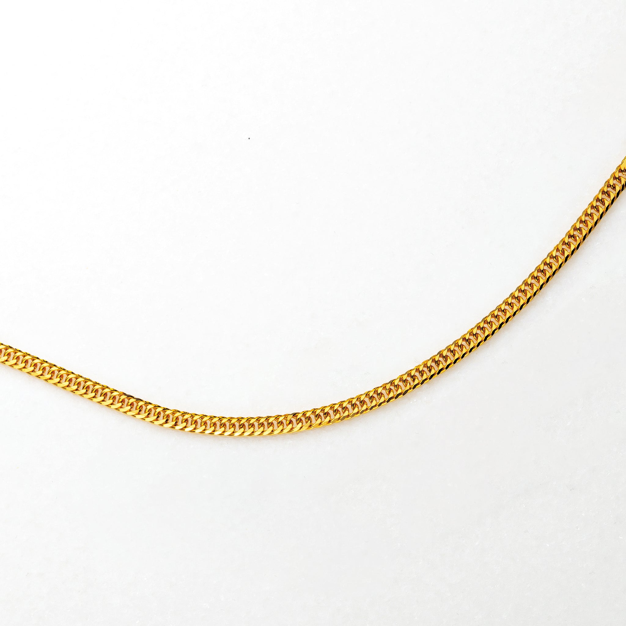 K24ネックレス(純金/喜平ダブル6面カット/造幣局品位刻印付/20g/50cm)《25H02902》