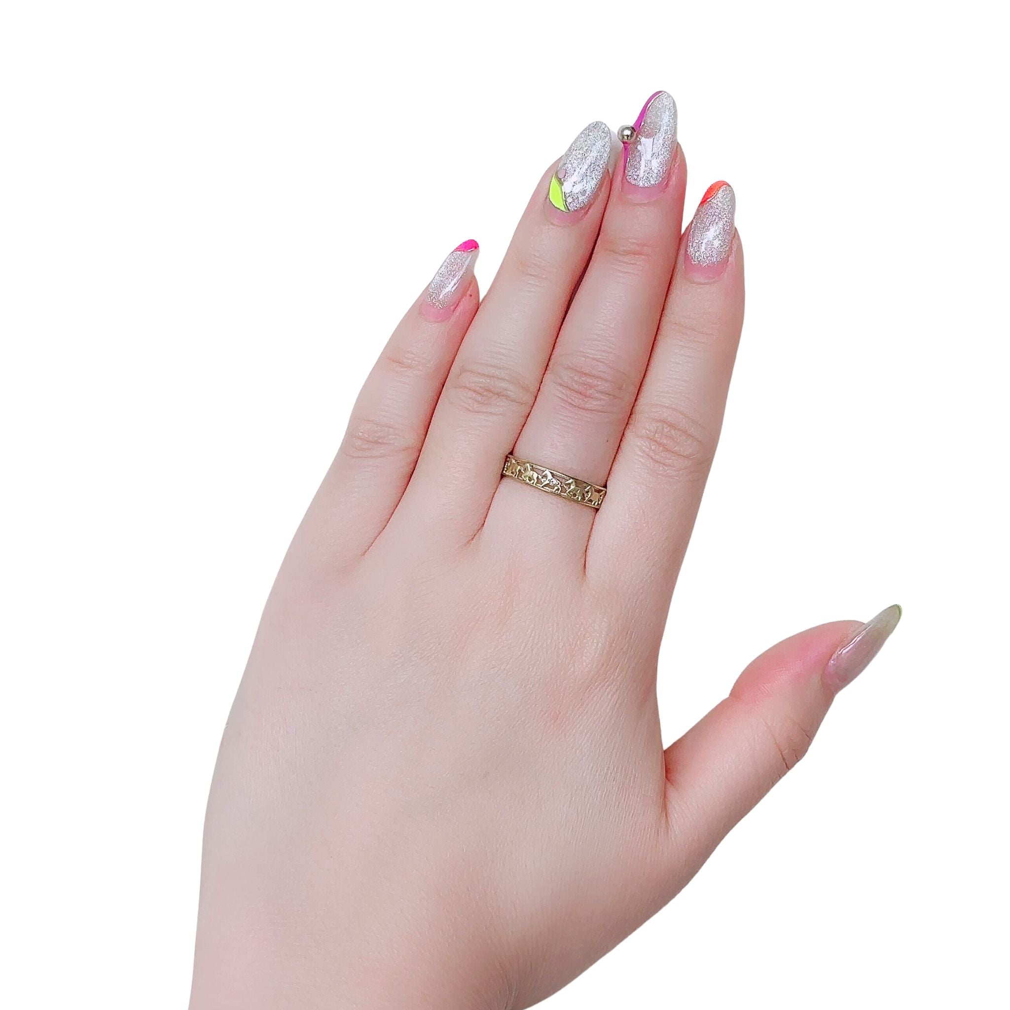 ダイヤモンド K18リング(馬モチーフ)《25H03108》 | 京セラ