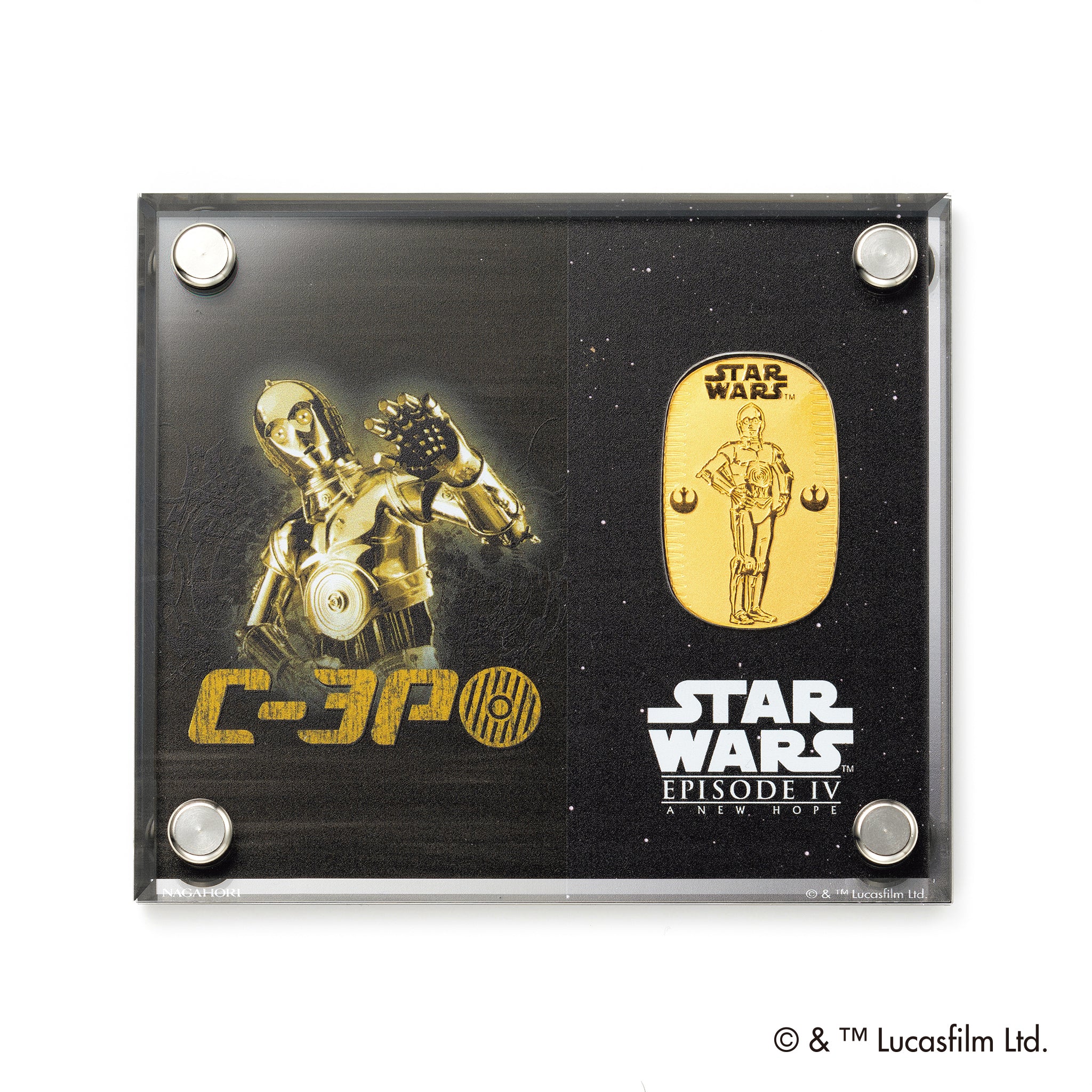 K24金製品(スター・ウォーズ公式ライセンス/純金小判/10g/C-3PO/造幣局品位刻印付)《25H03903》