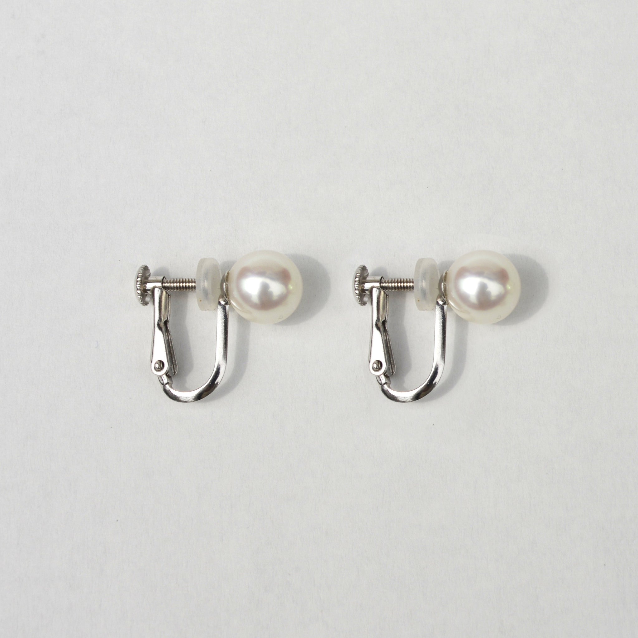 【限定5点】パール ネックレス＆イヤリング(アコヤ真珠/7mm/無調色/2点セット/6月誕生石/鑑別書付)《25N00208-E》