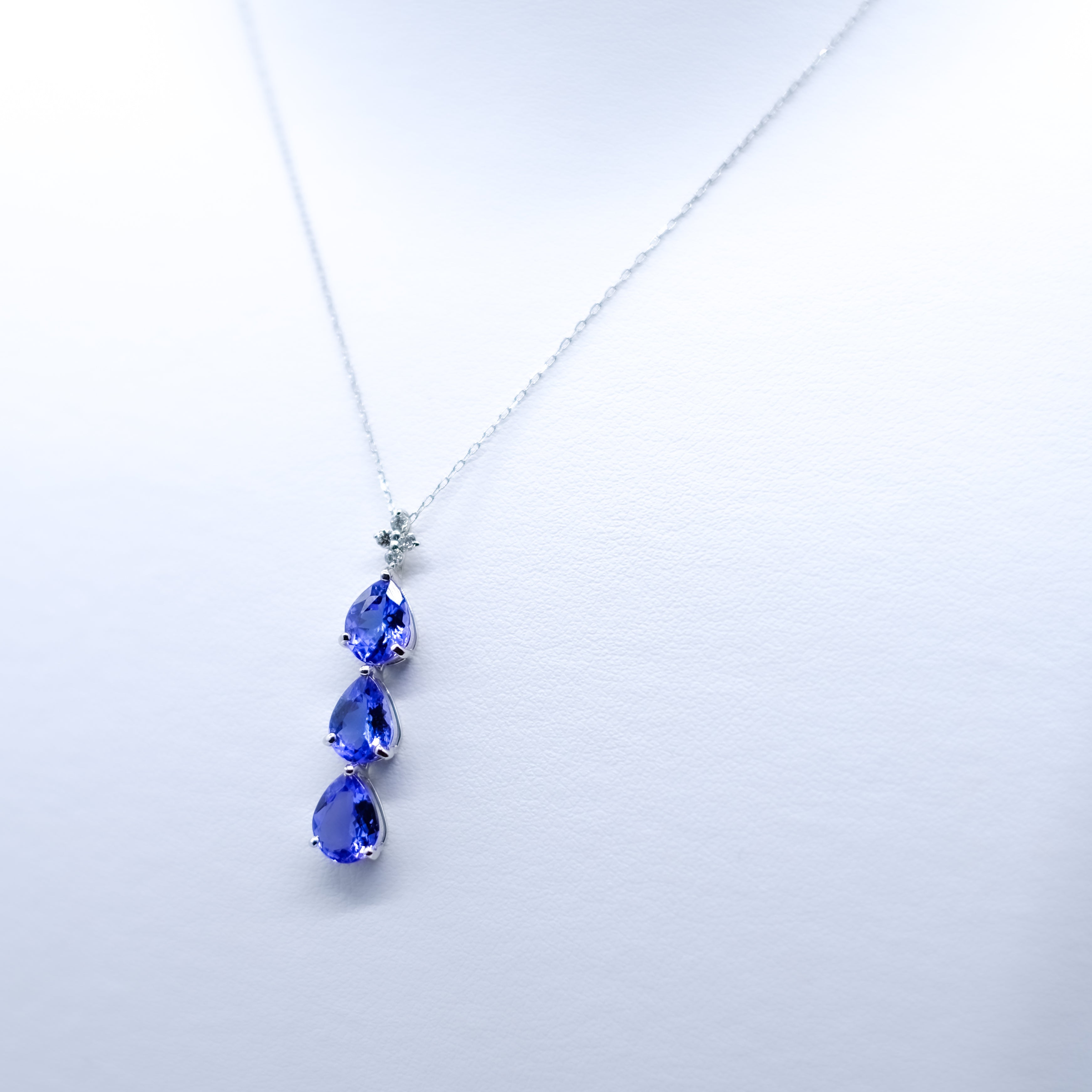 ★クリアダンビュライト 結晶 ペンダント①(SA+) 水晶 クリスタル ネックレス ペンダント 10.0ct SV925 4月