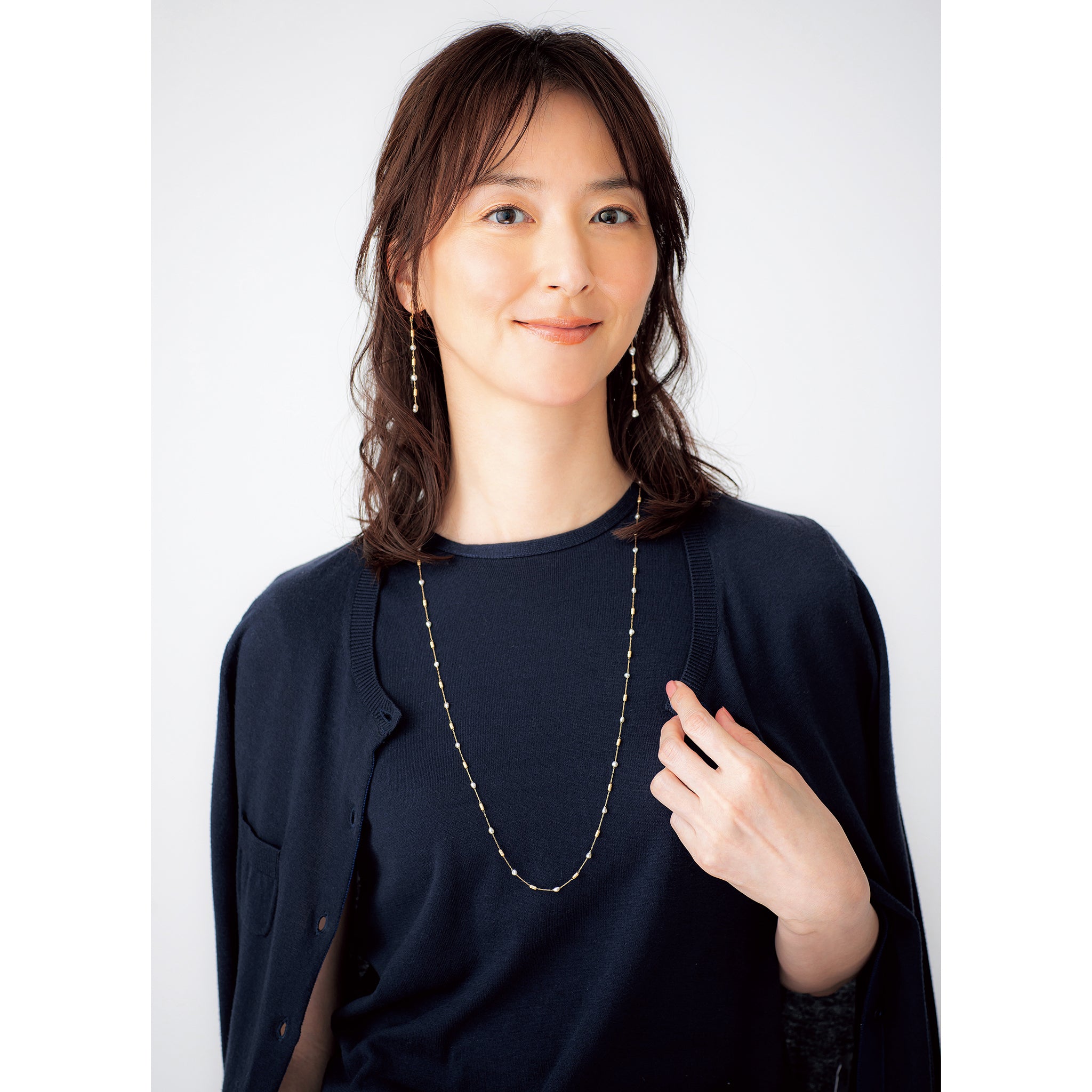 パール K18ピアス(アコヤ真珠/ケシ/6月誕生石)《25N01001》