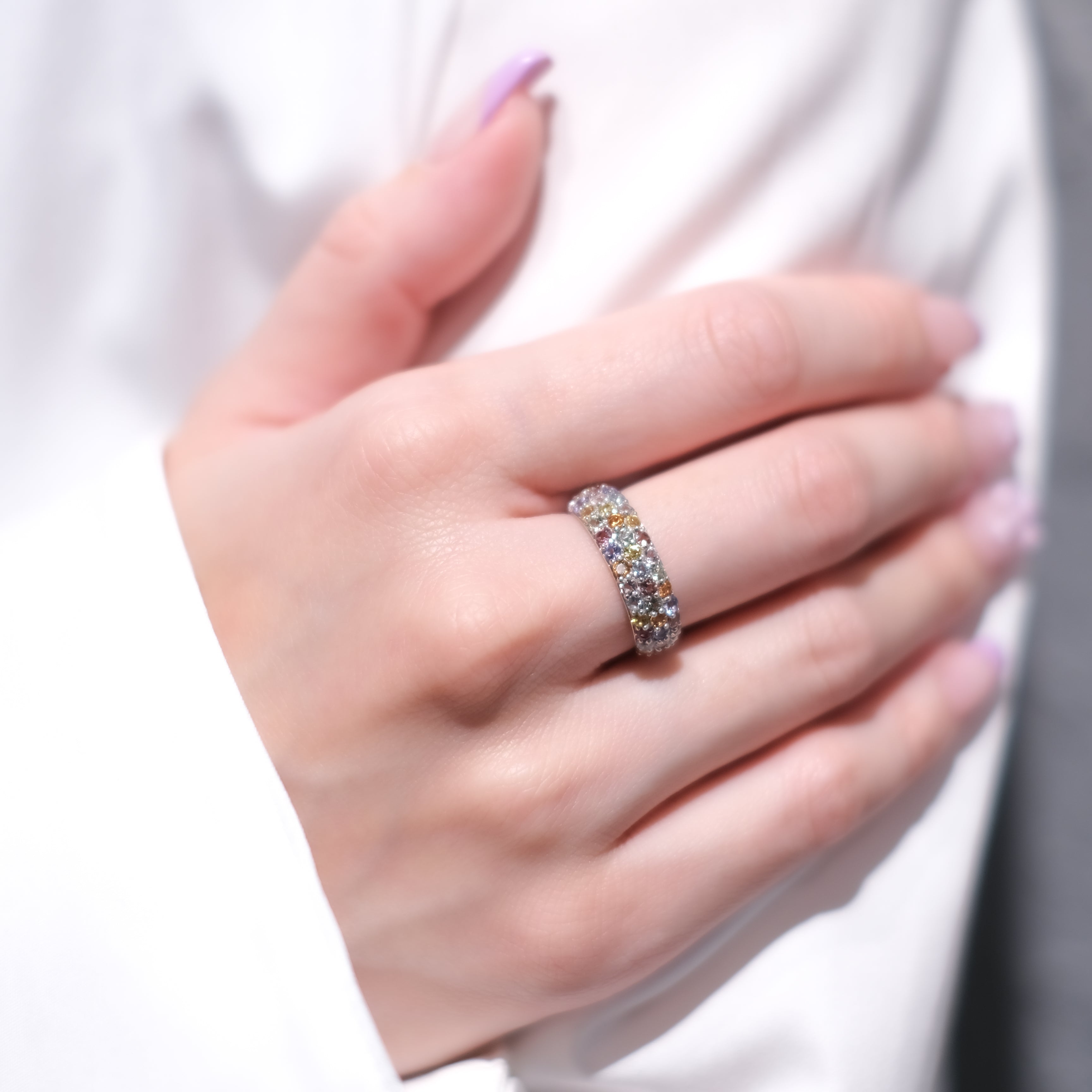 モルガナイト 93g 桜色モルガナイト❤︎シルバーリング15号 | Le