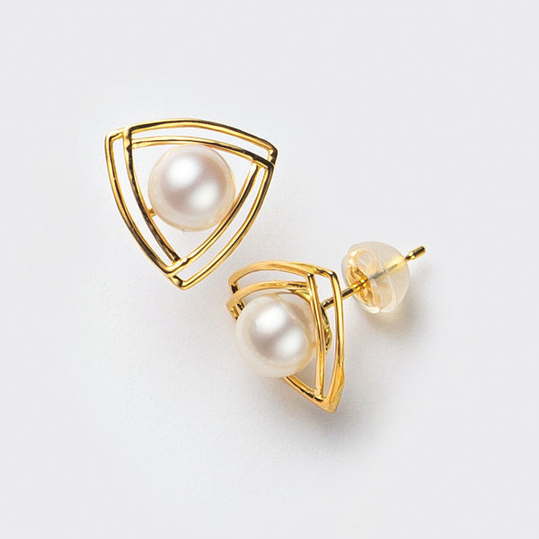 パール K18ピアス(アコヤ真珠/6mm/6月誕生石)《25N01106