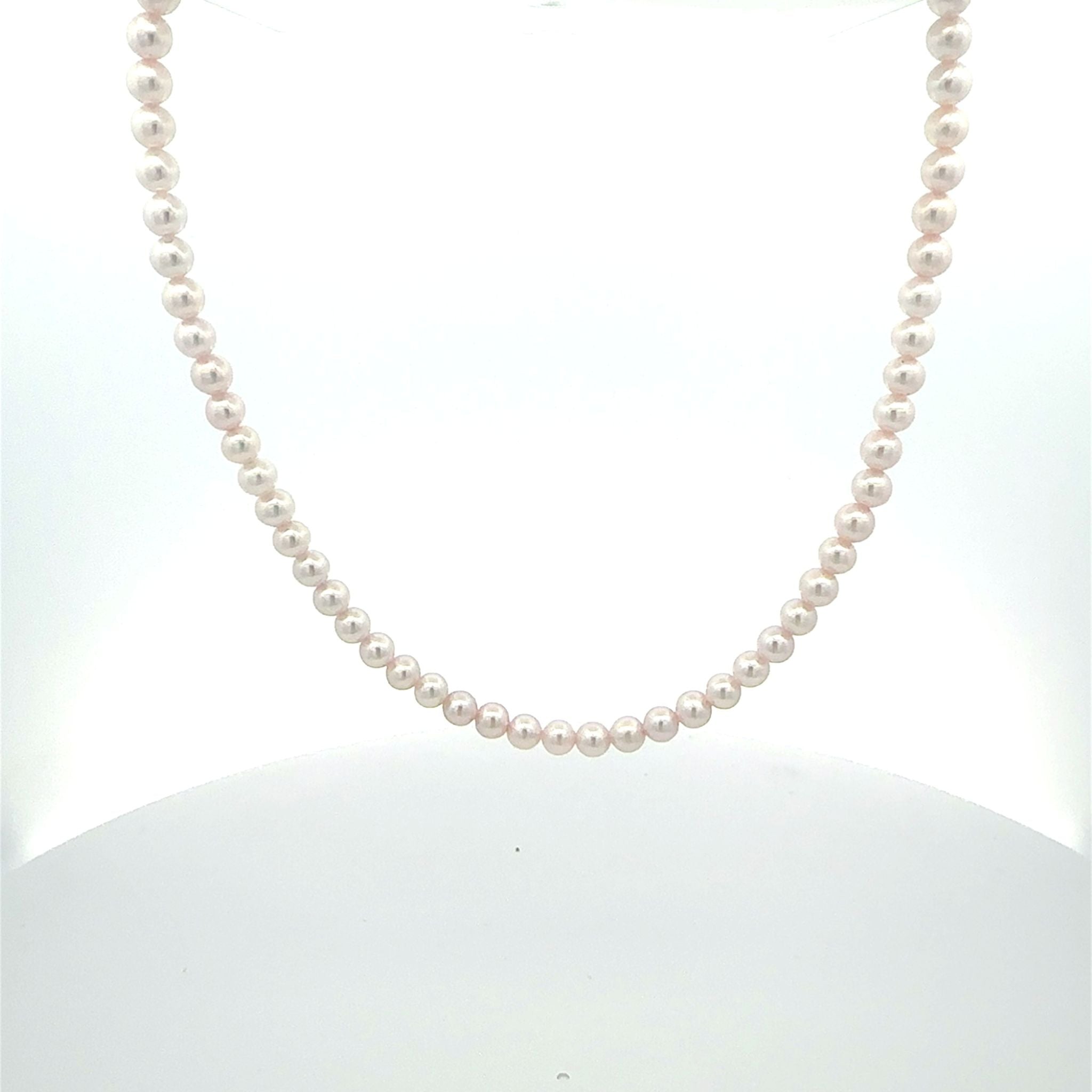 パール ネックレス(アコヤ真珠/4mm/ロング/80cm/6月誕生石)《25N01703》