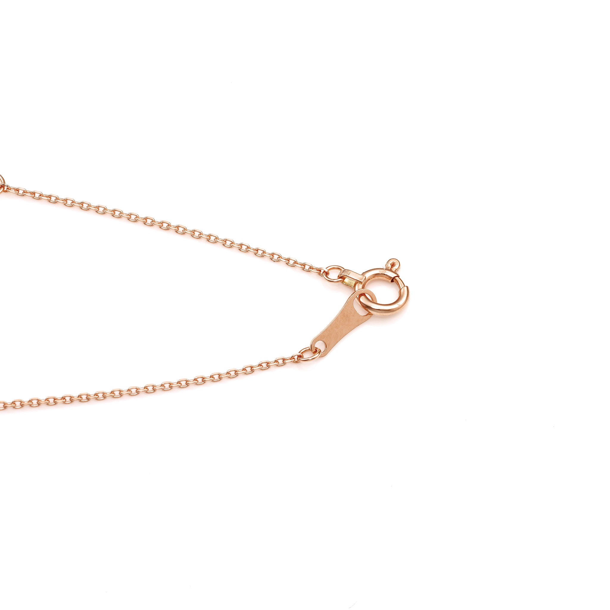 ダイヤモンド K18ネックレス(馬蹄モチーフ)《25N01706