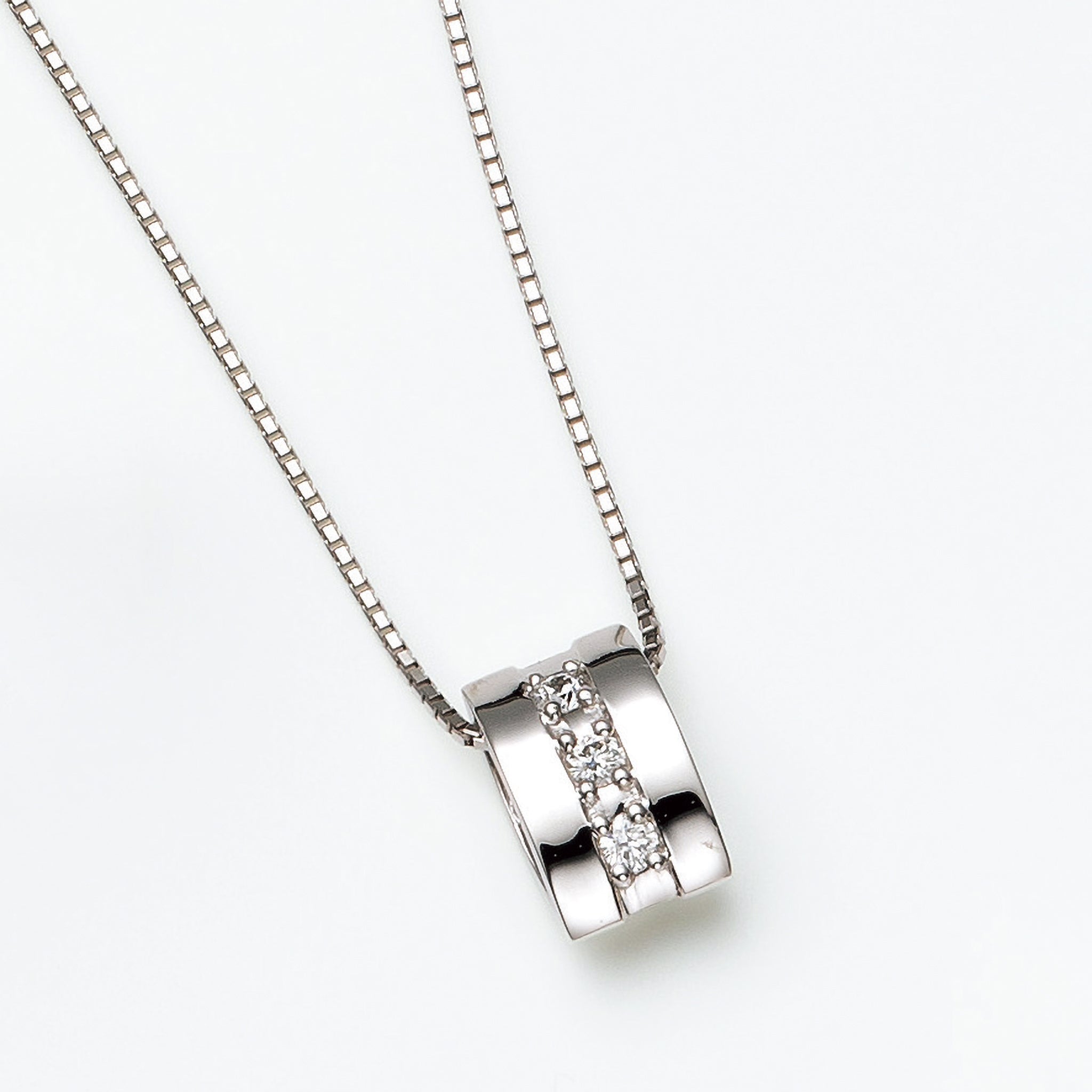 【新品仕上げ済】プラチナダイヤモンドネックレス ダイヤモンド プラチナネックレス(0.8カラット/Dカラー/SI2UP/EX